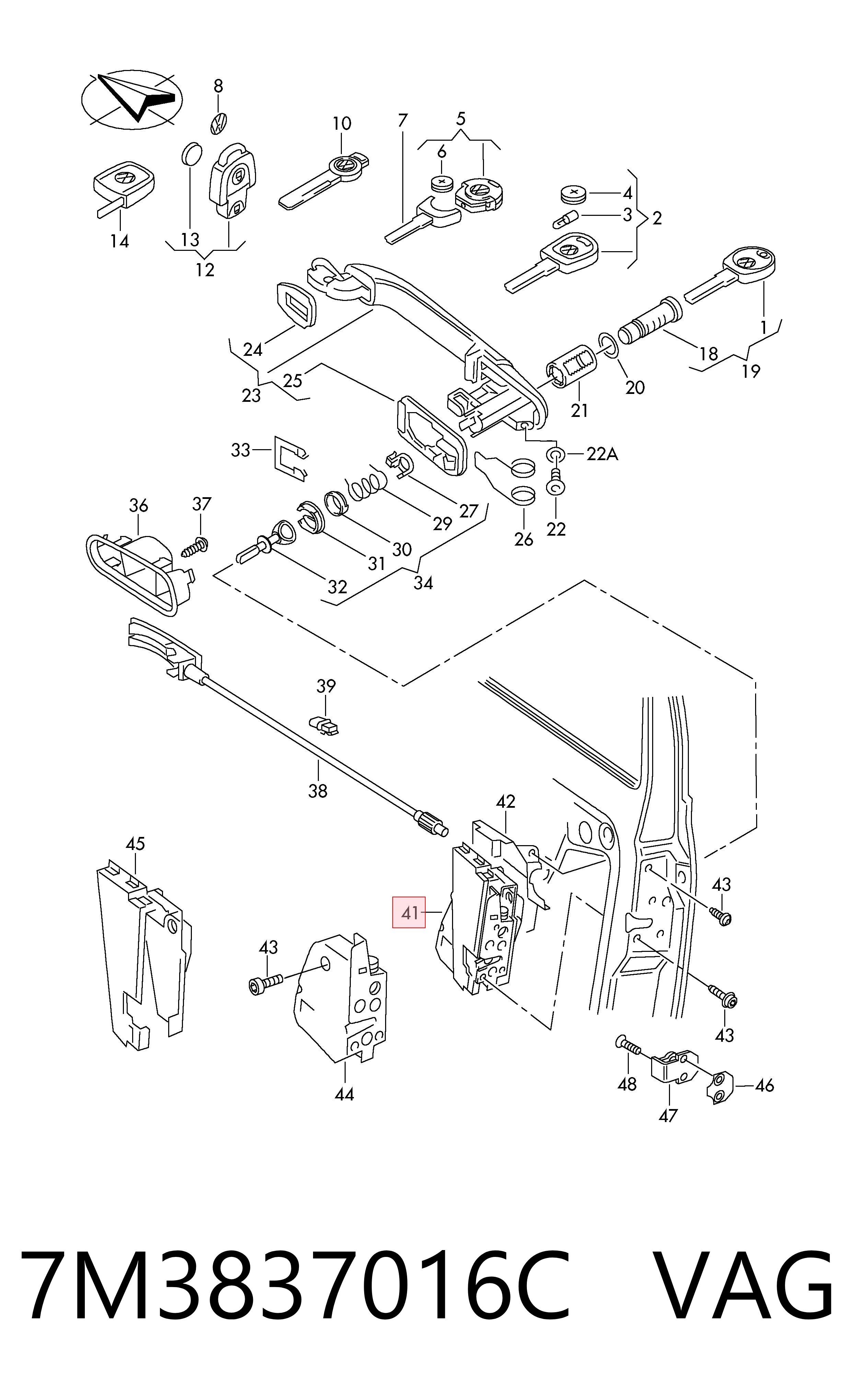 7M3837016C VAG