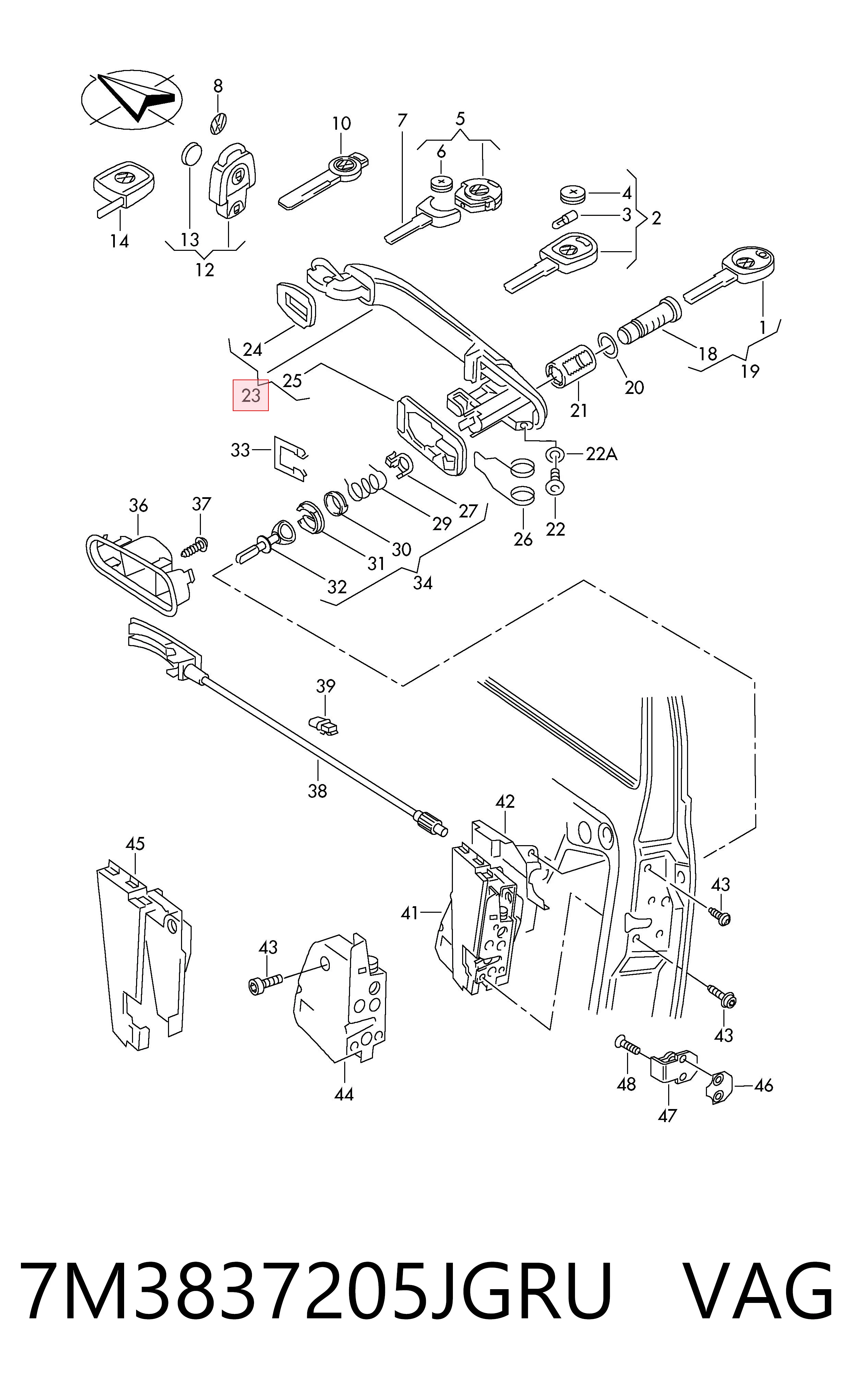 7M3837205JGRU VAG