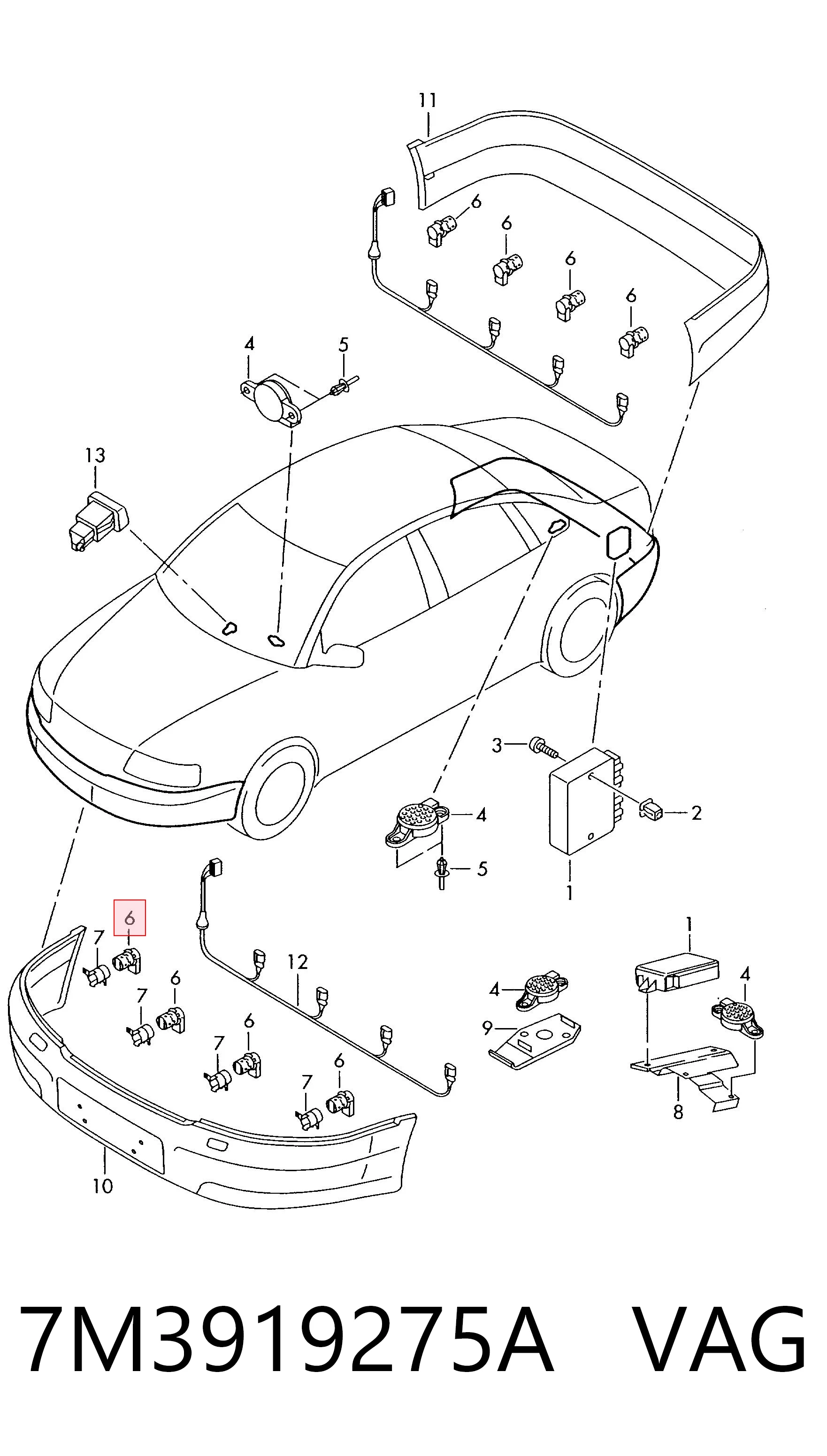7M3919275A VAG