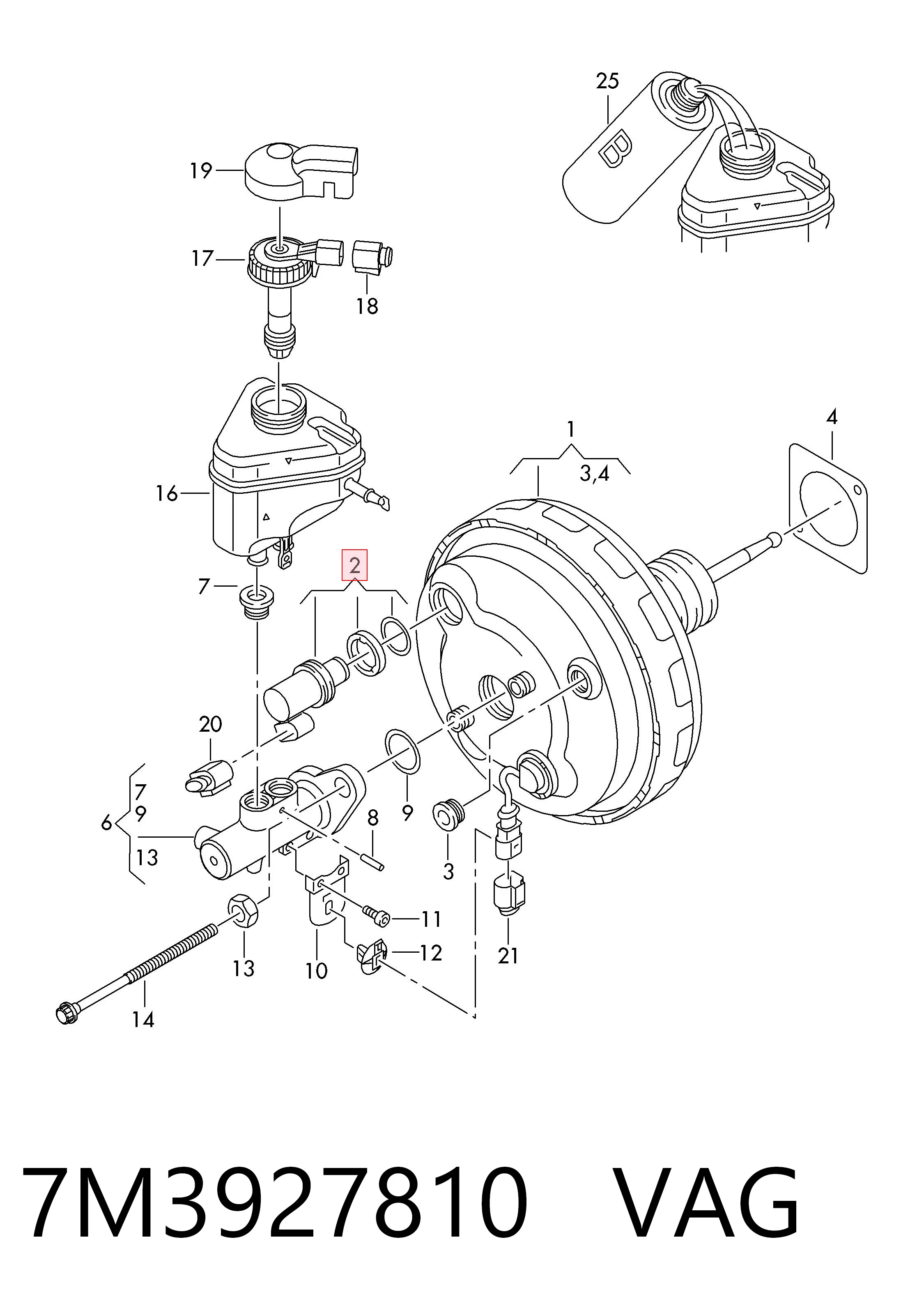7M3927810 VAG