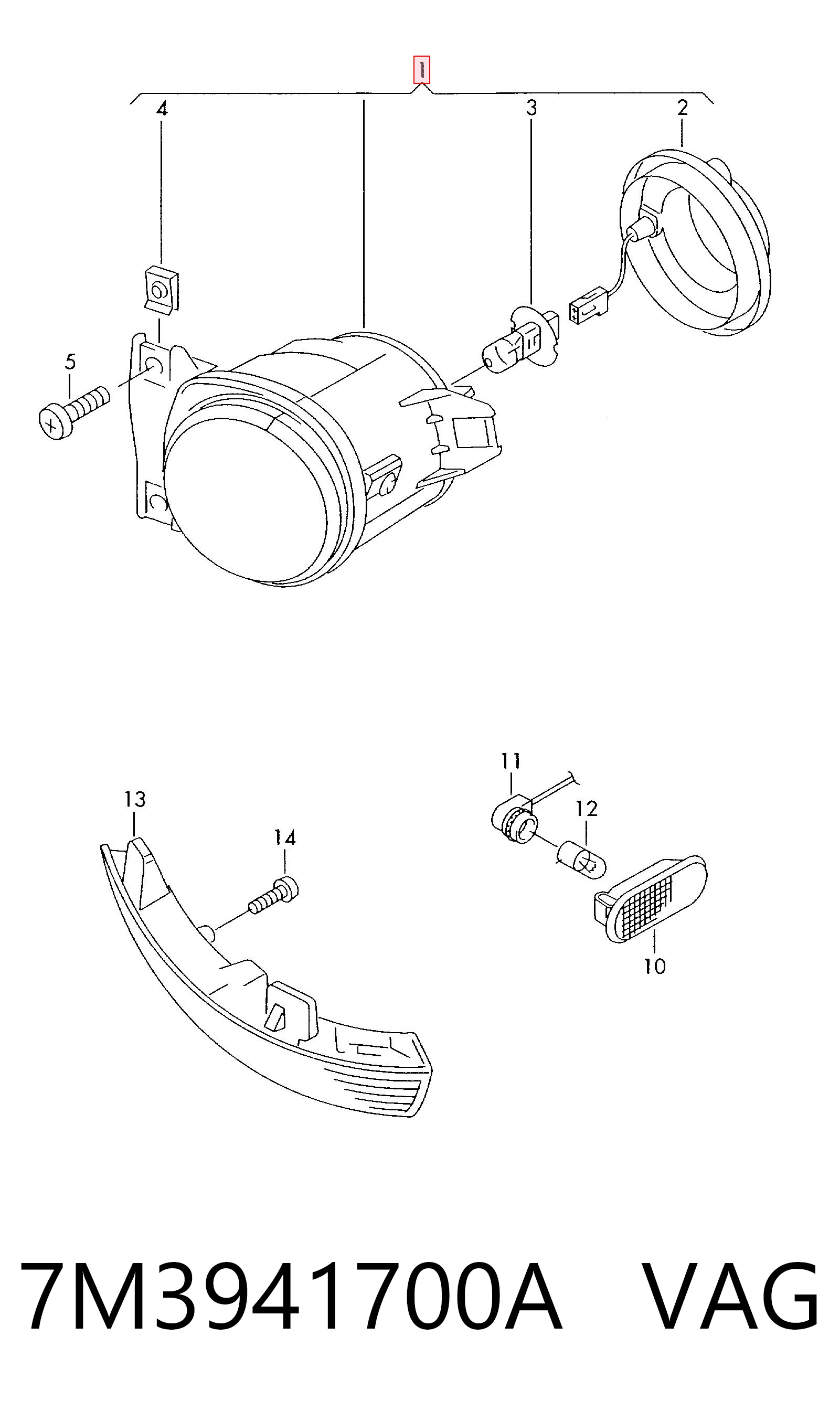 7M3941700A VAG