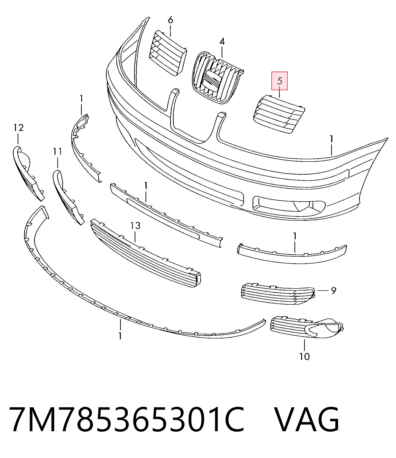 7M785365301C VAG