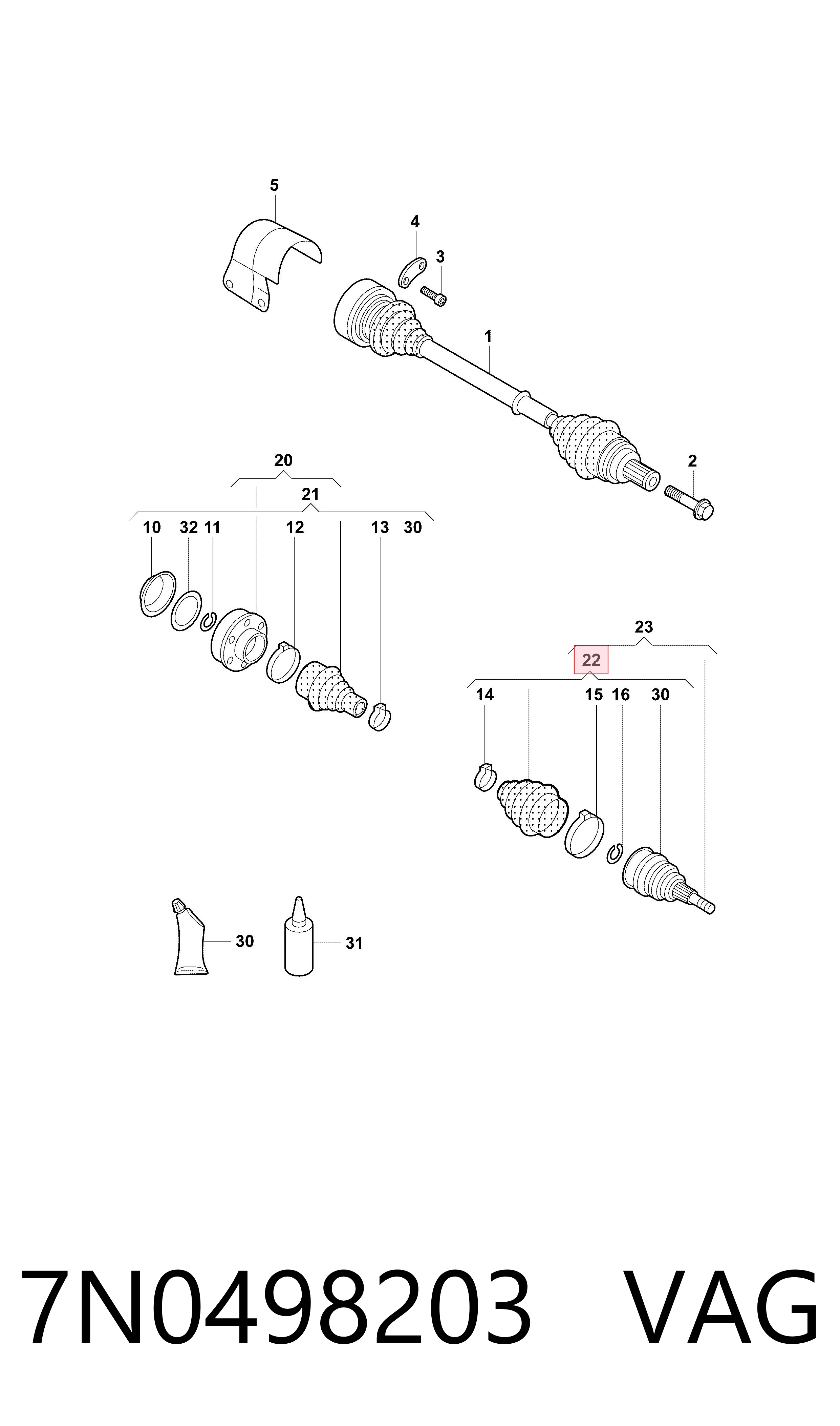 7N0498203 VAG