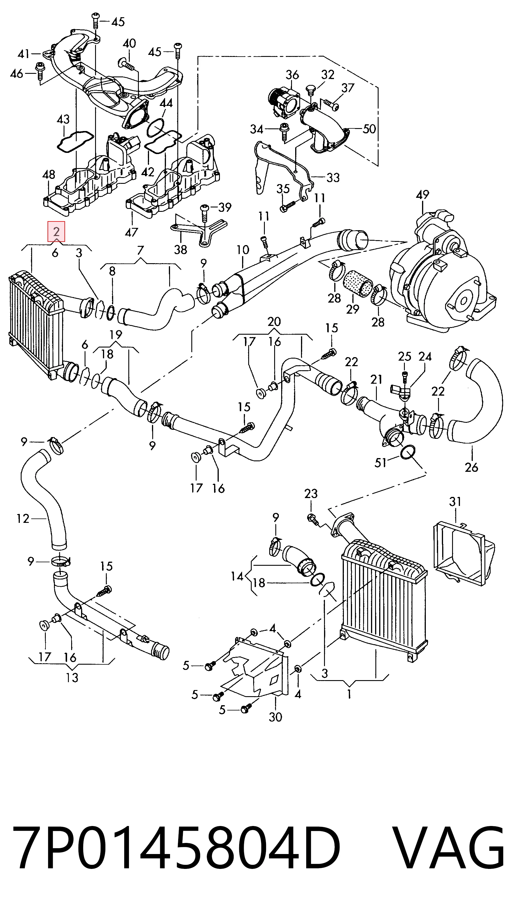 Comprar Turbo intercooler Q7  4LB