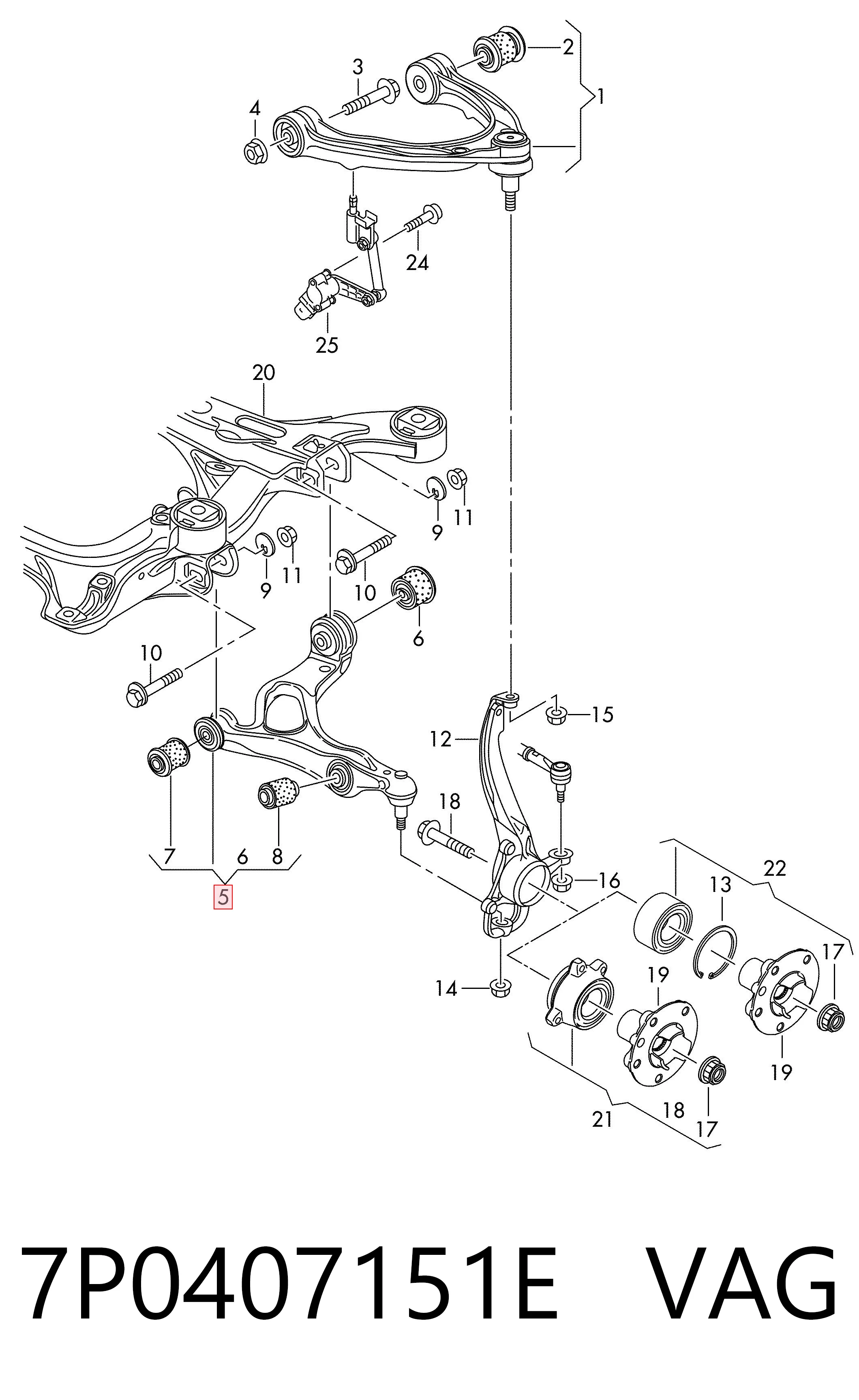 7P0407151E VAG