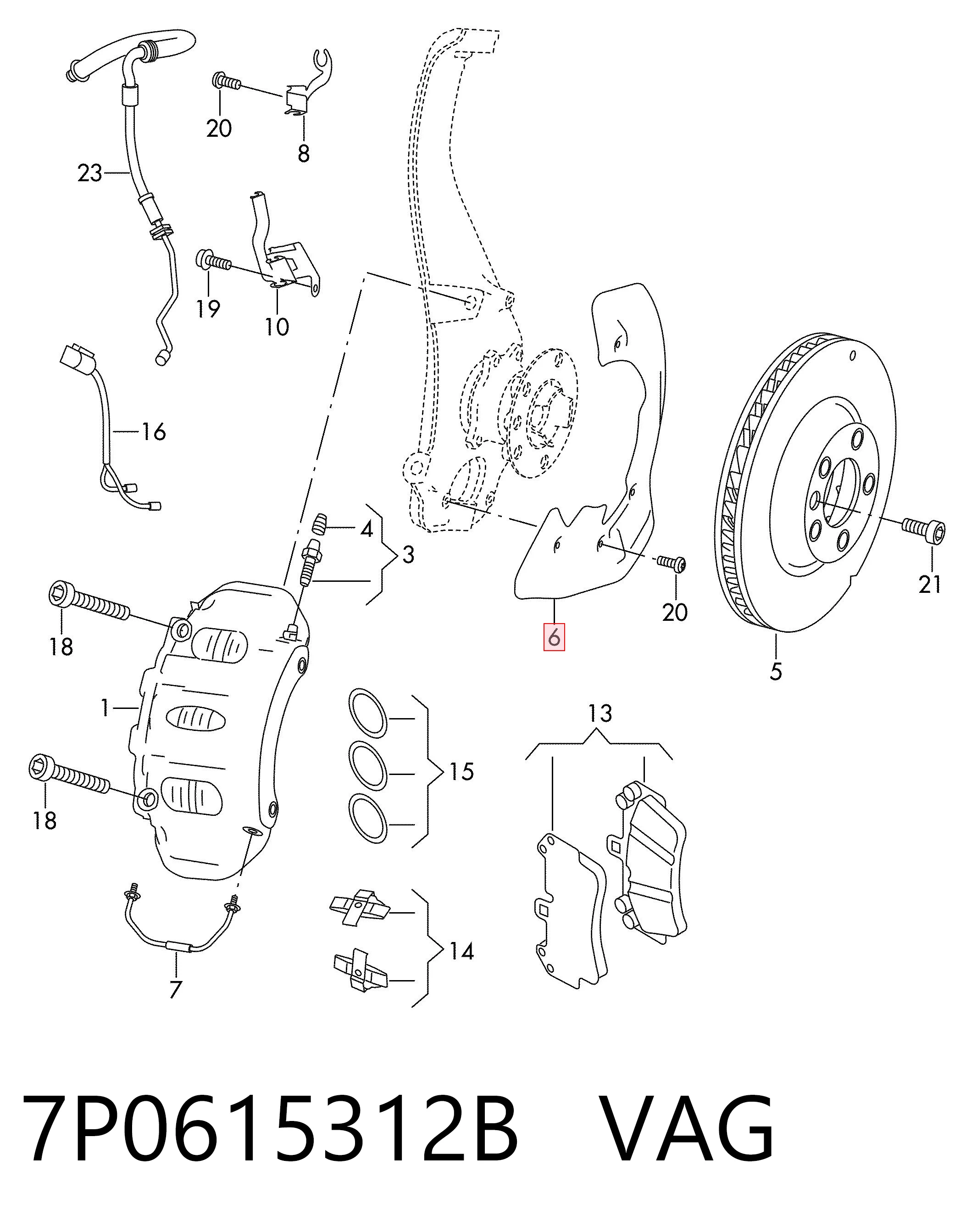 7P0615312B VAG
