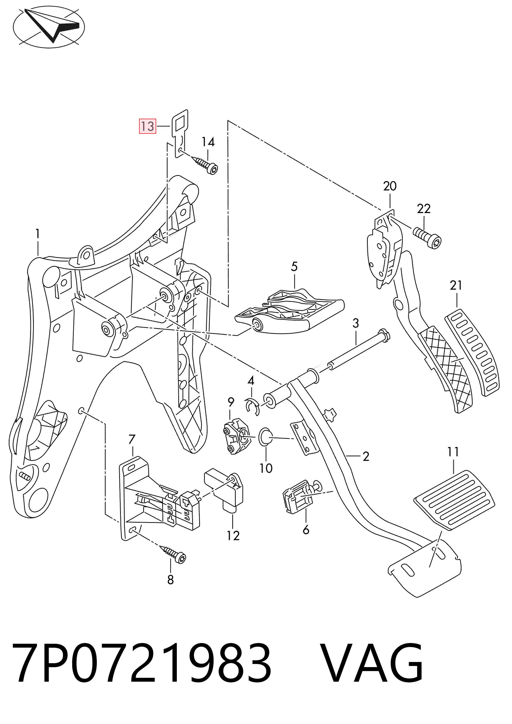 7P0721983 VAG
