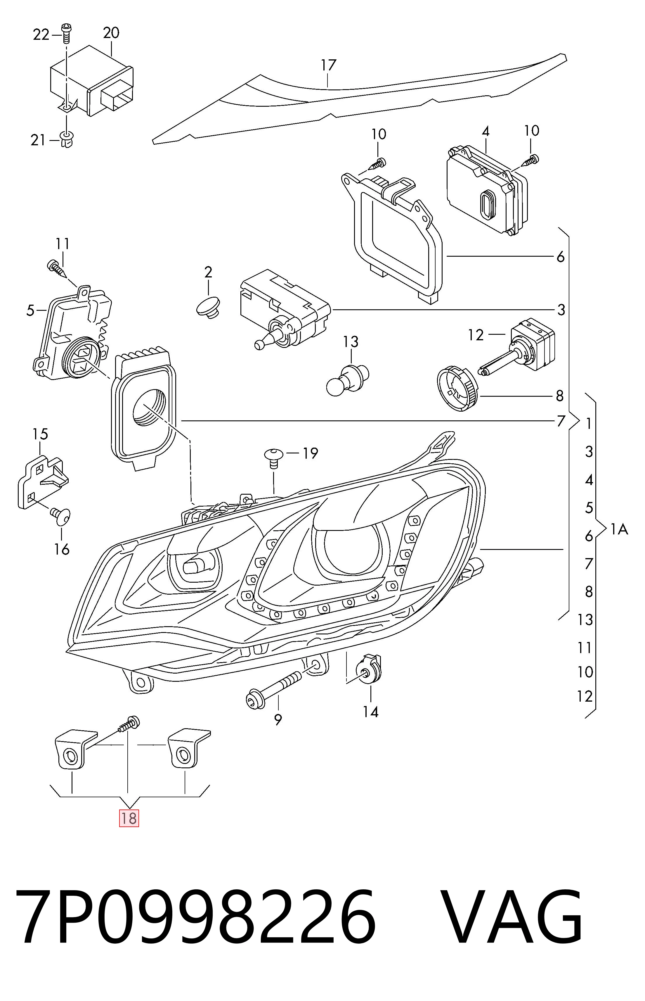 7P0998226 VAG