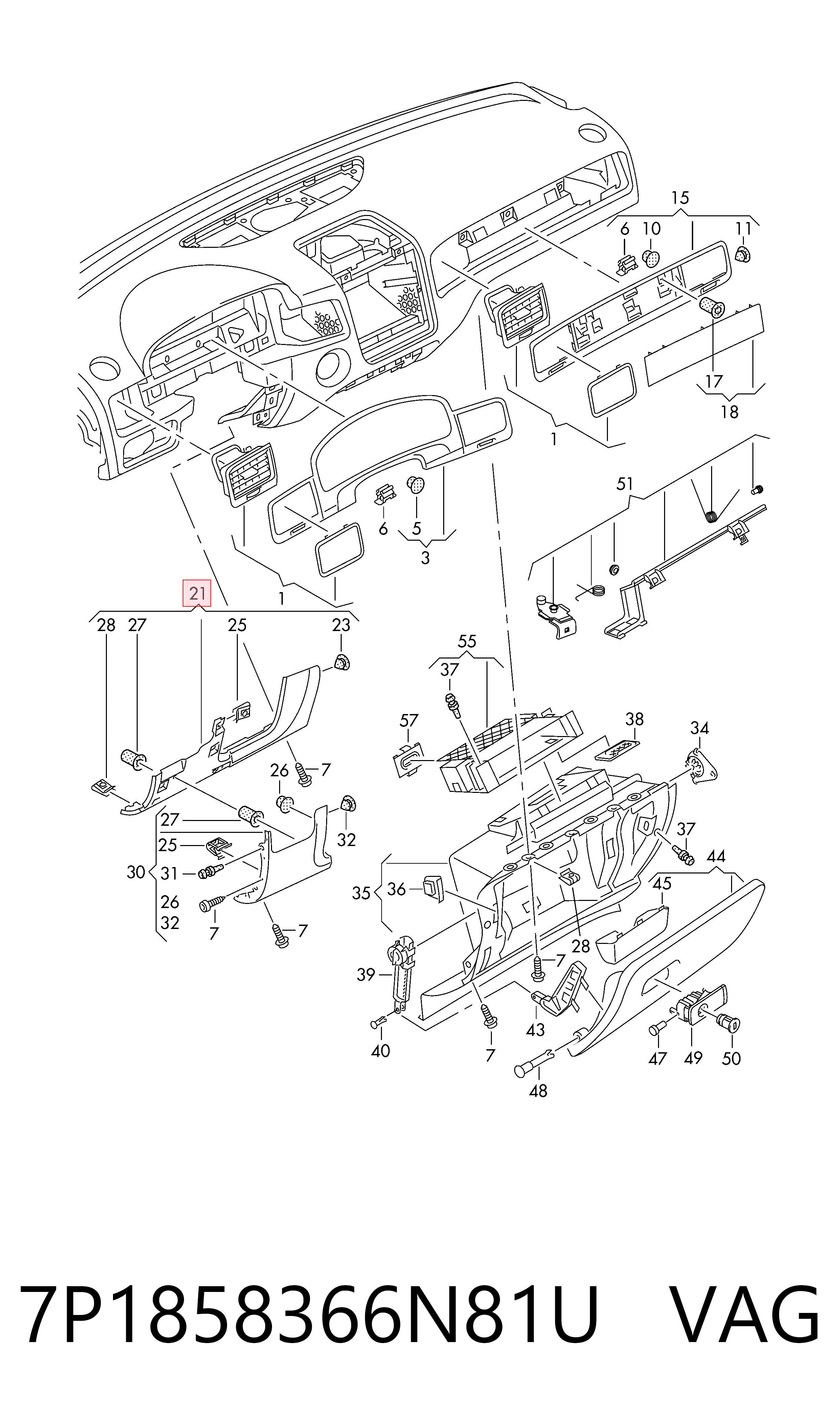 7P1858366N81U VAG