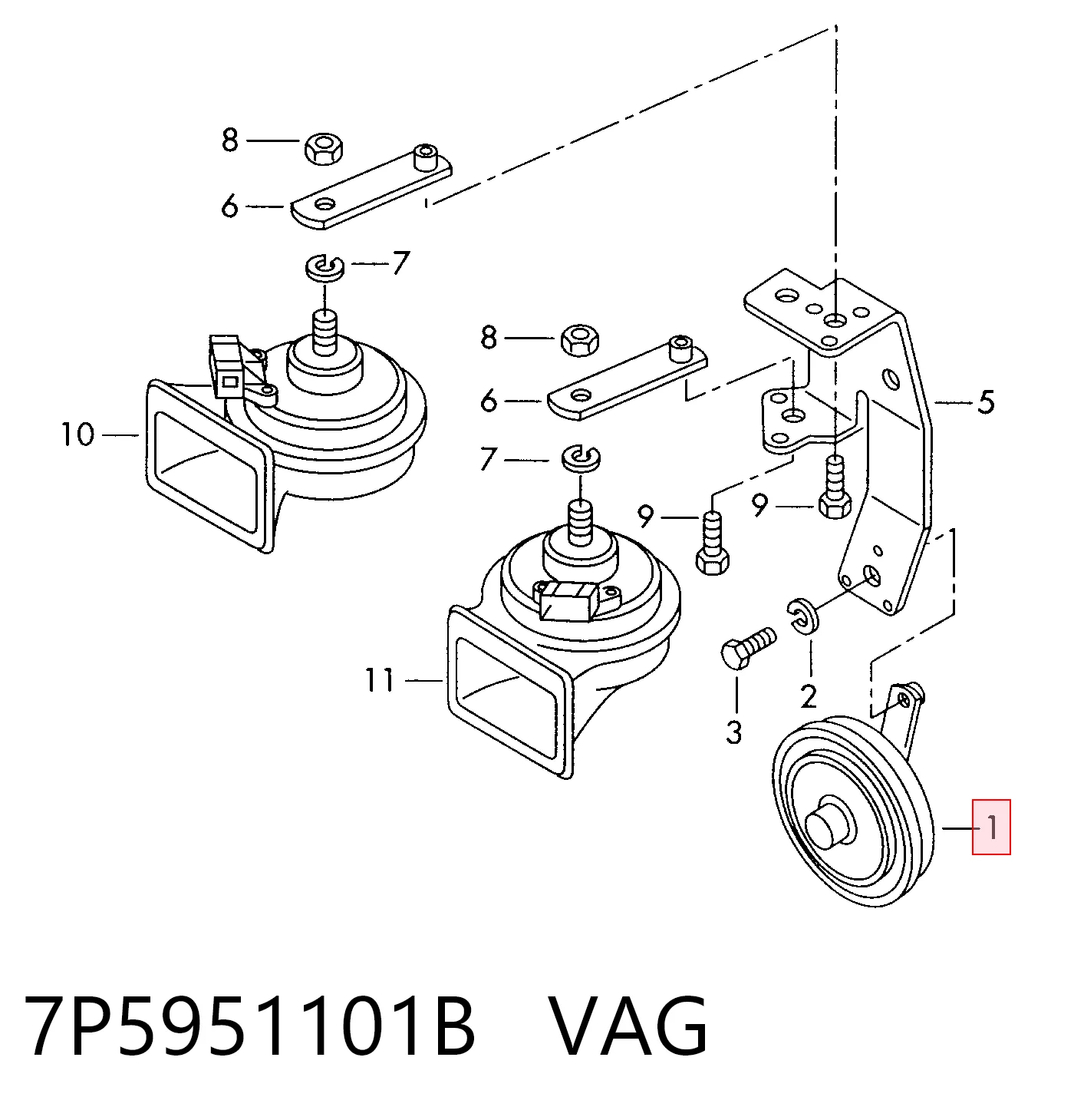 7P5951101B VAG