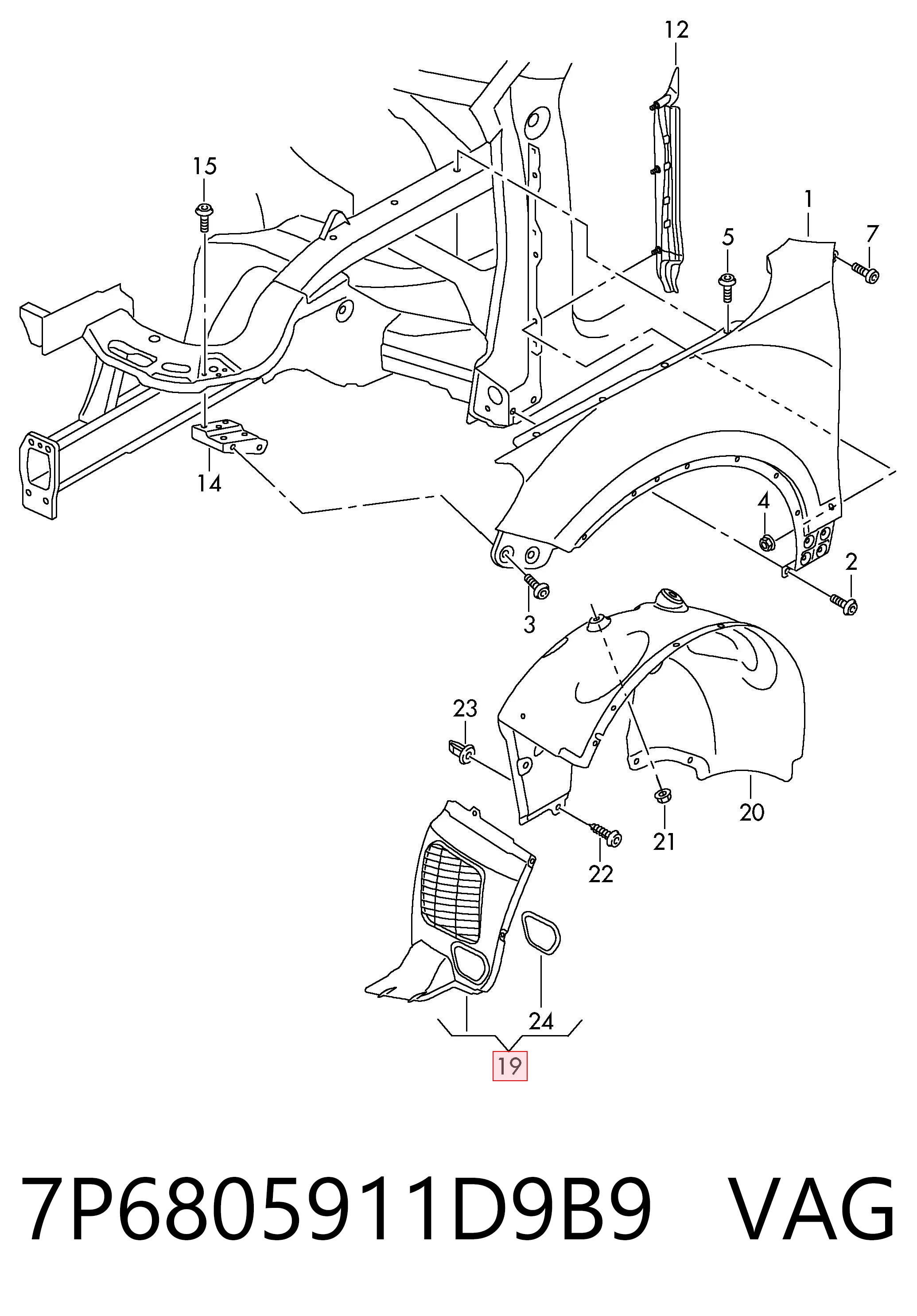 7P6805911D9B9 VAG
