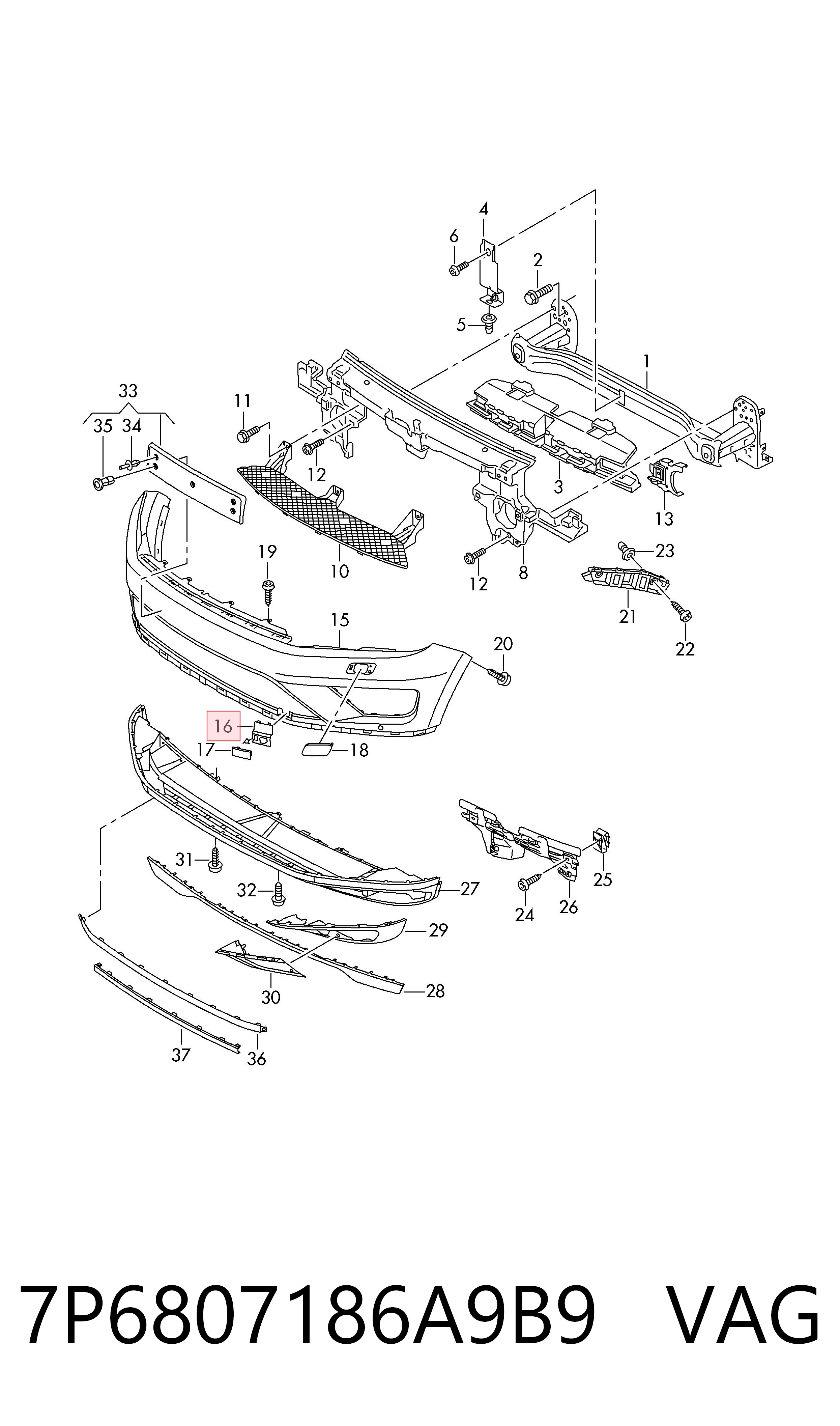 7P6807186A9B9 VAG