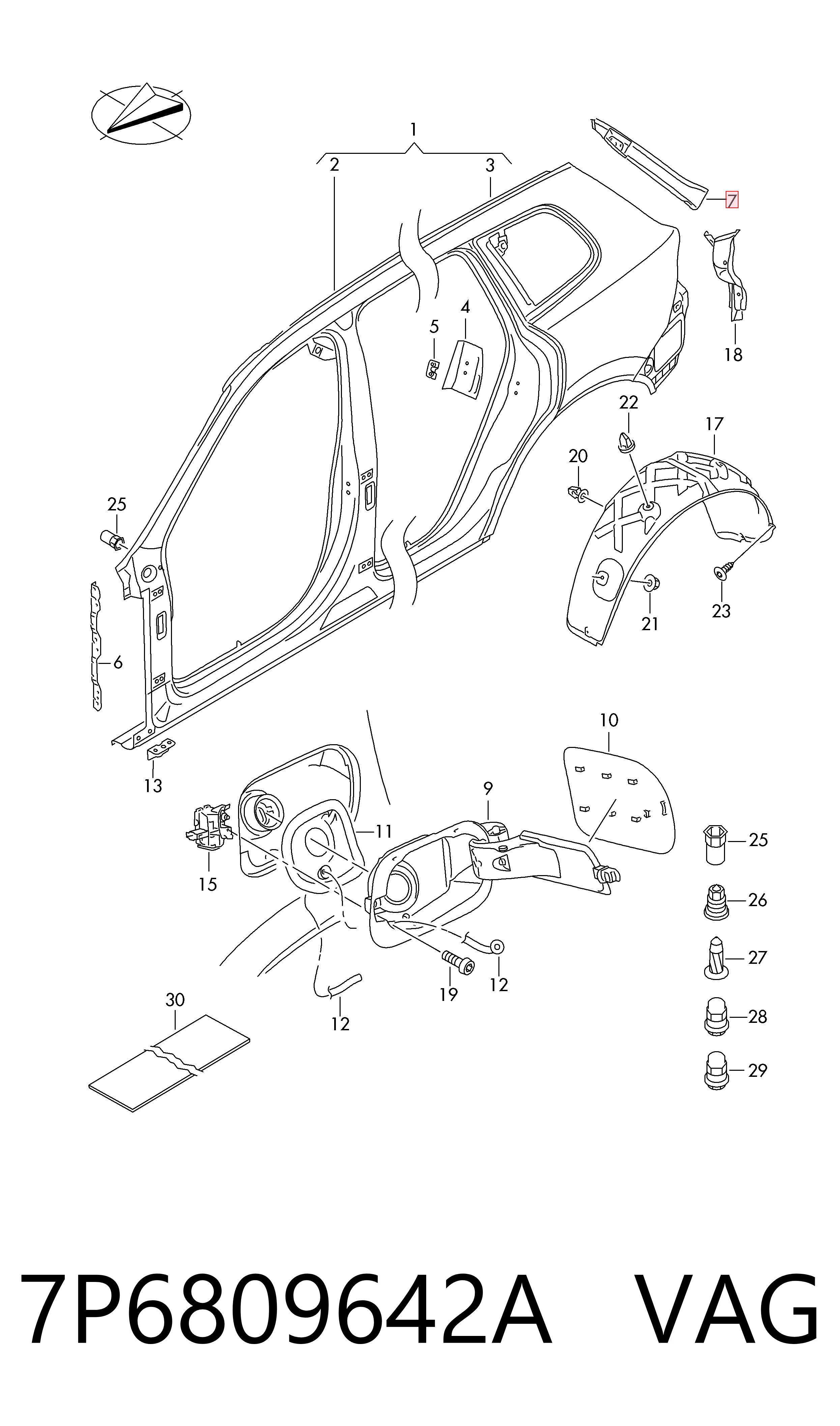 7P6809642A VAG