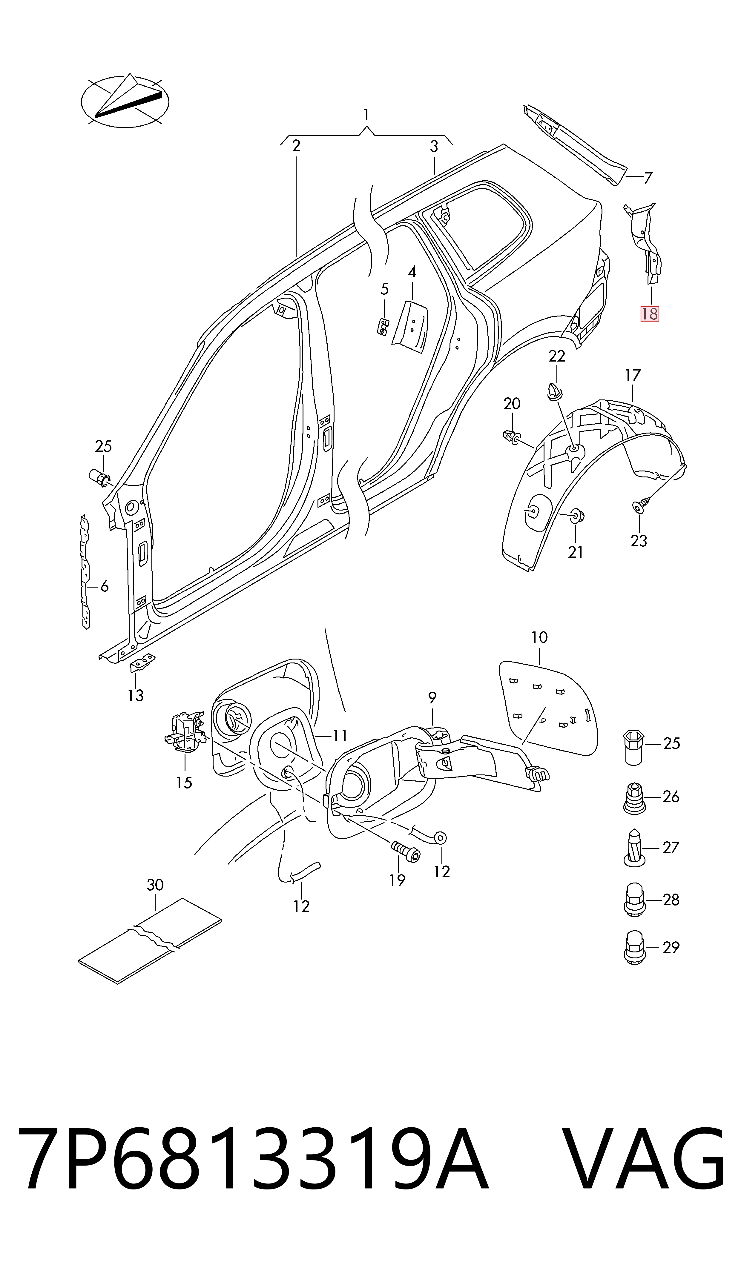 7P6813319A VAG