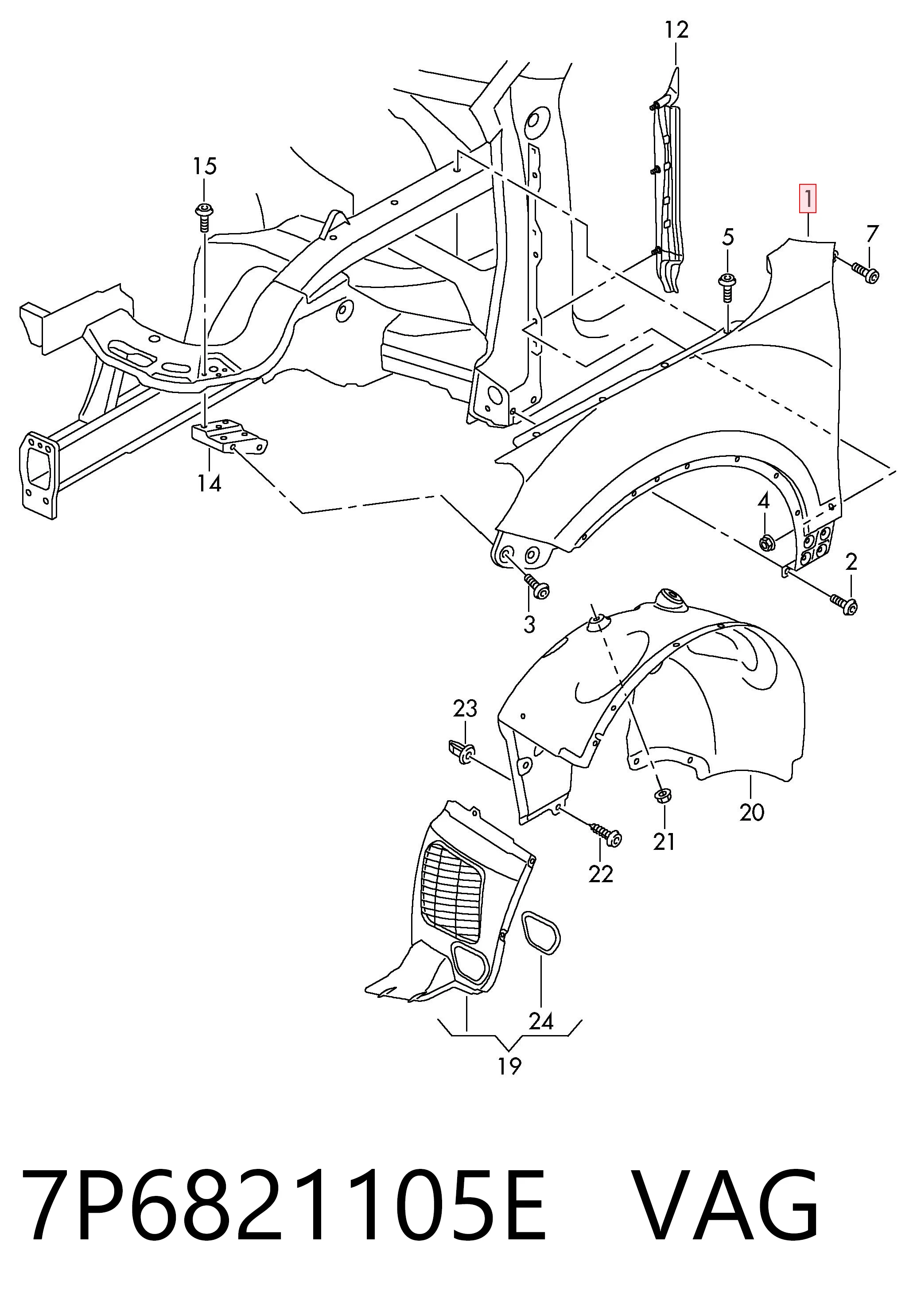 7P6821105E VAG