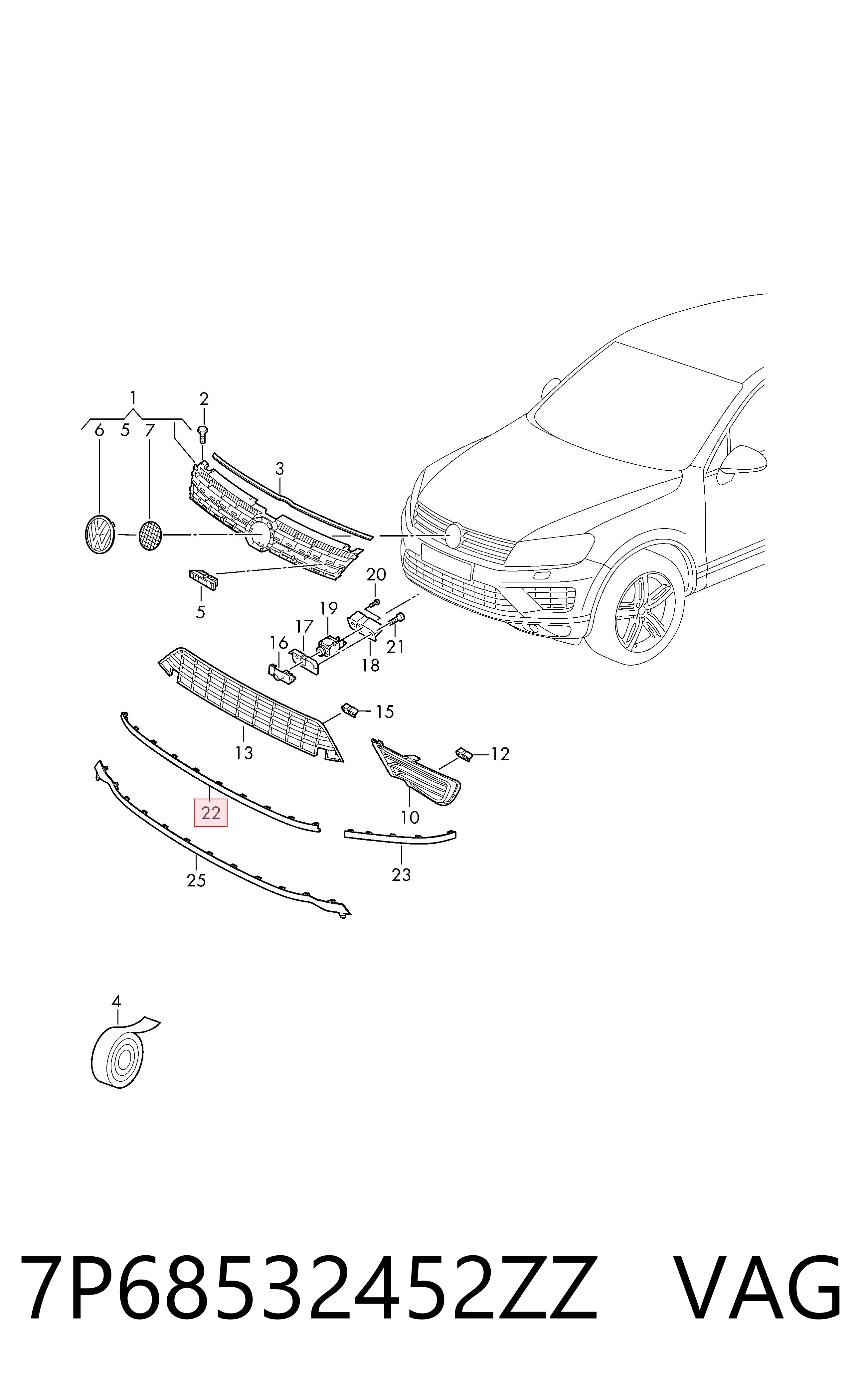 7P68532452ZZ VAG