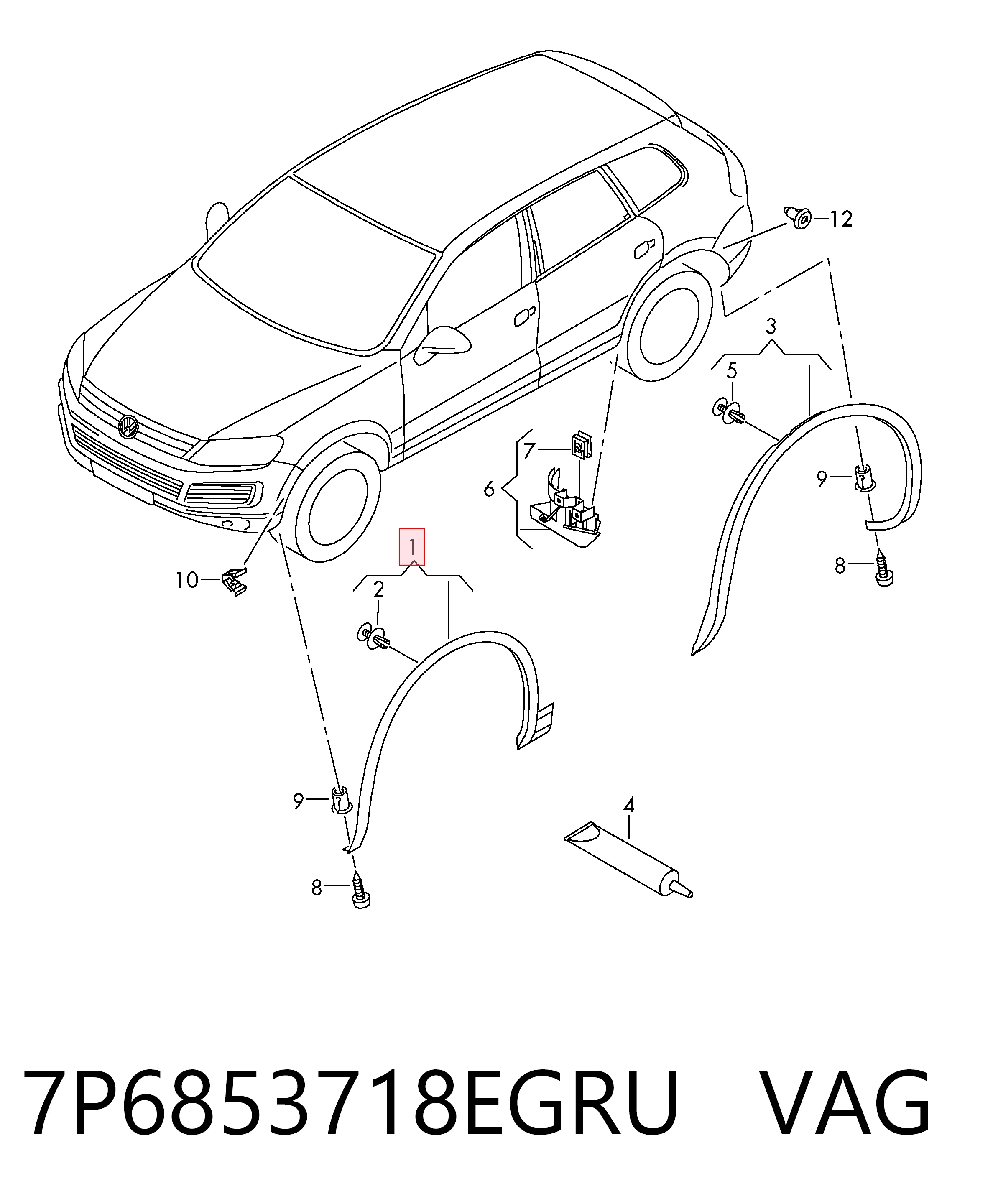 7P6853718EGRU VAG