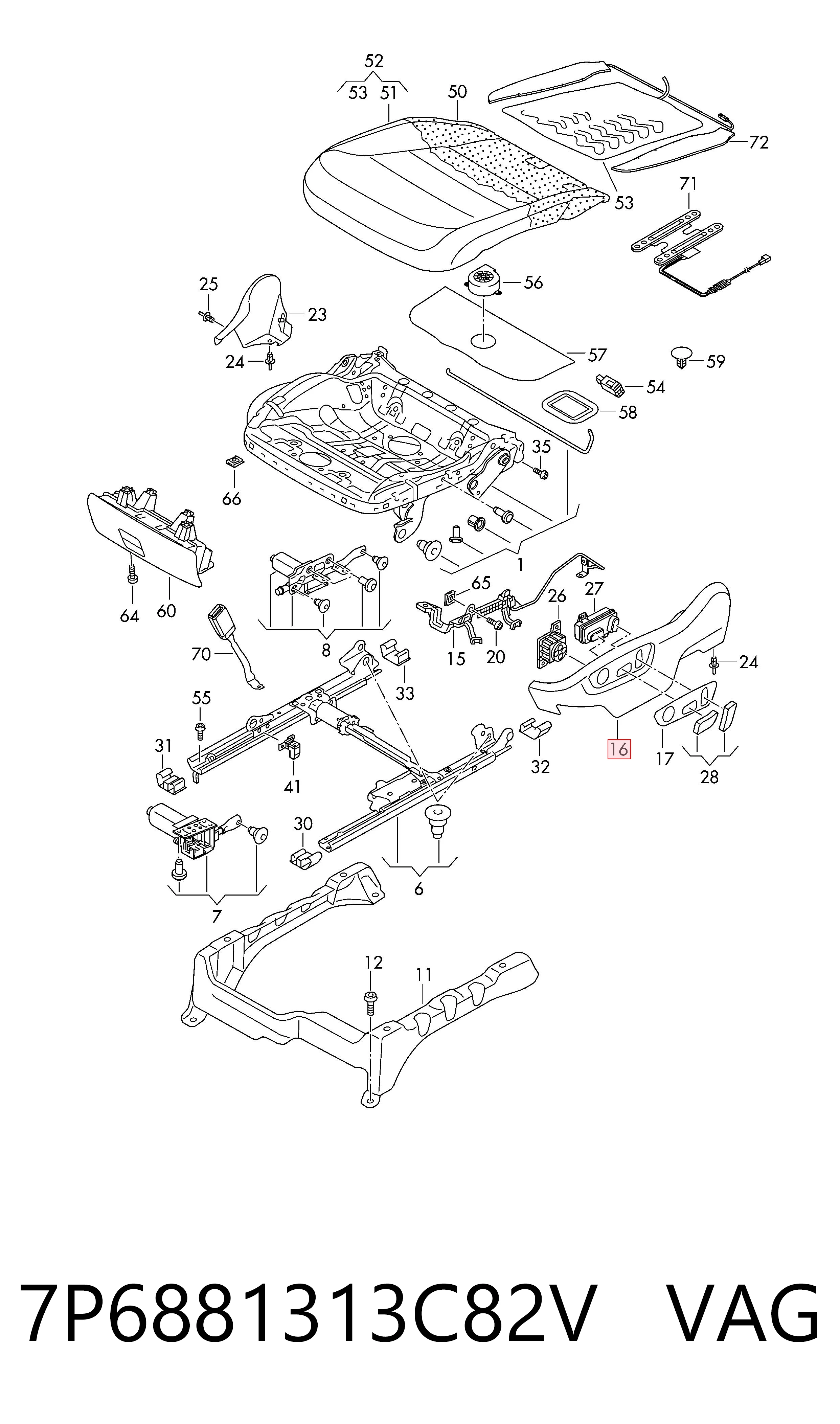 7P6881313C82V VAG 