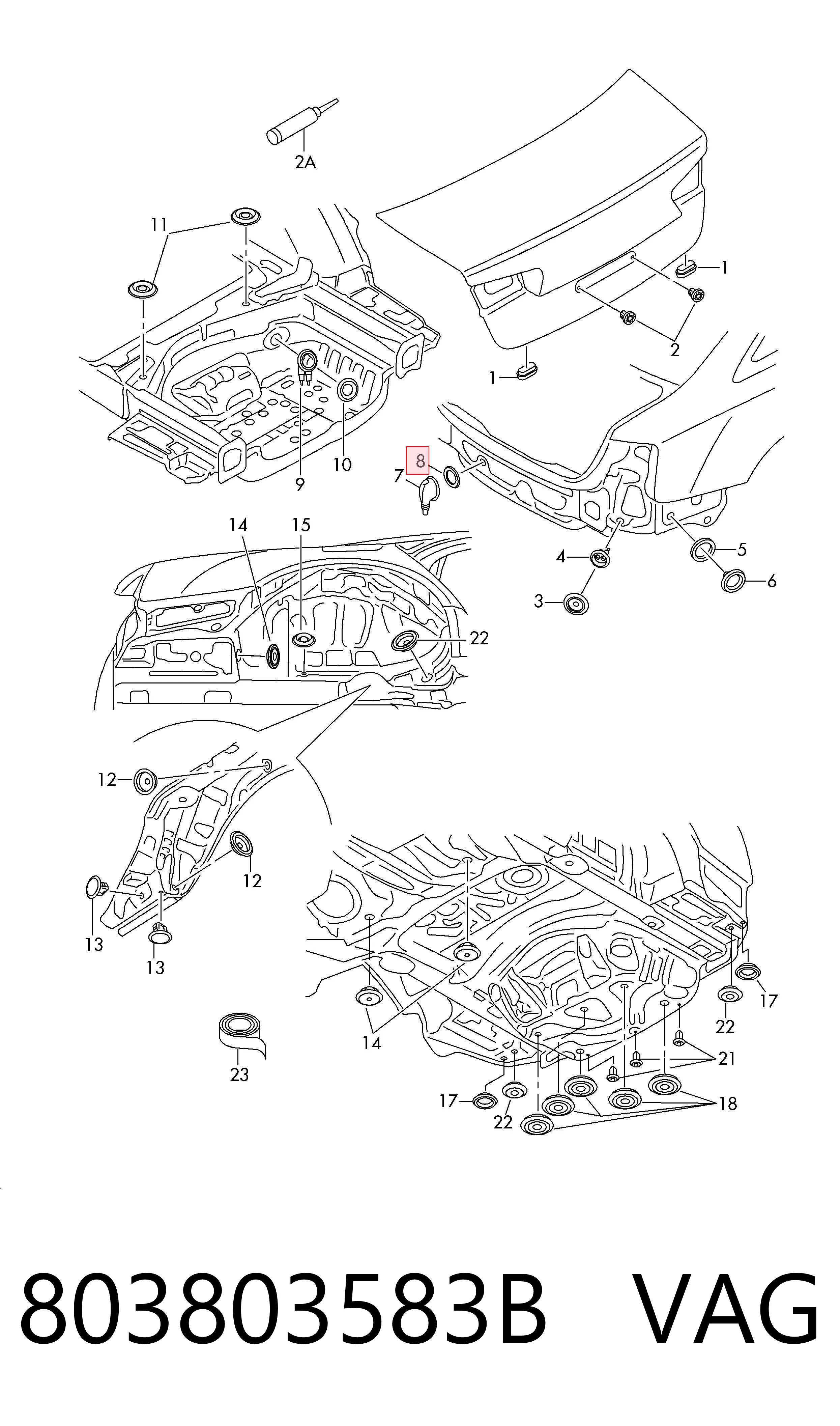  VAG 803803583B precio, desde 10,22 EUR