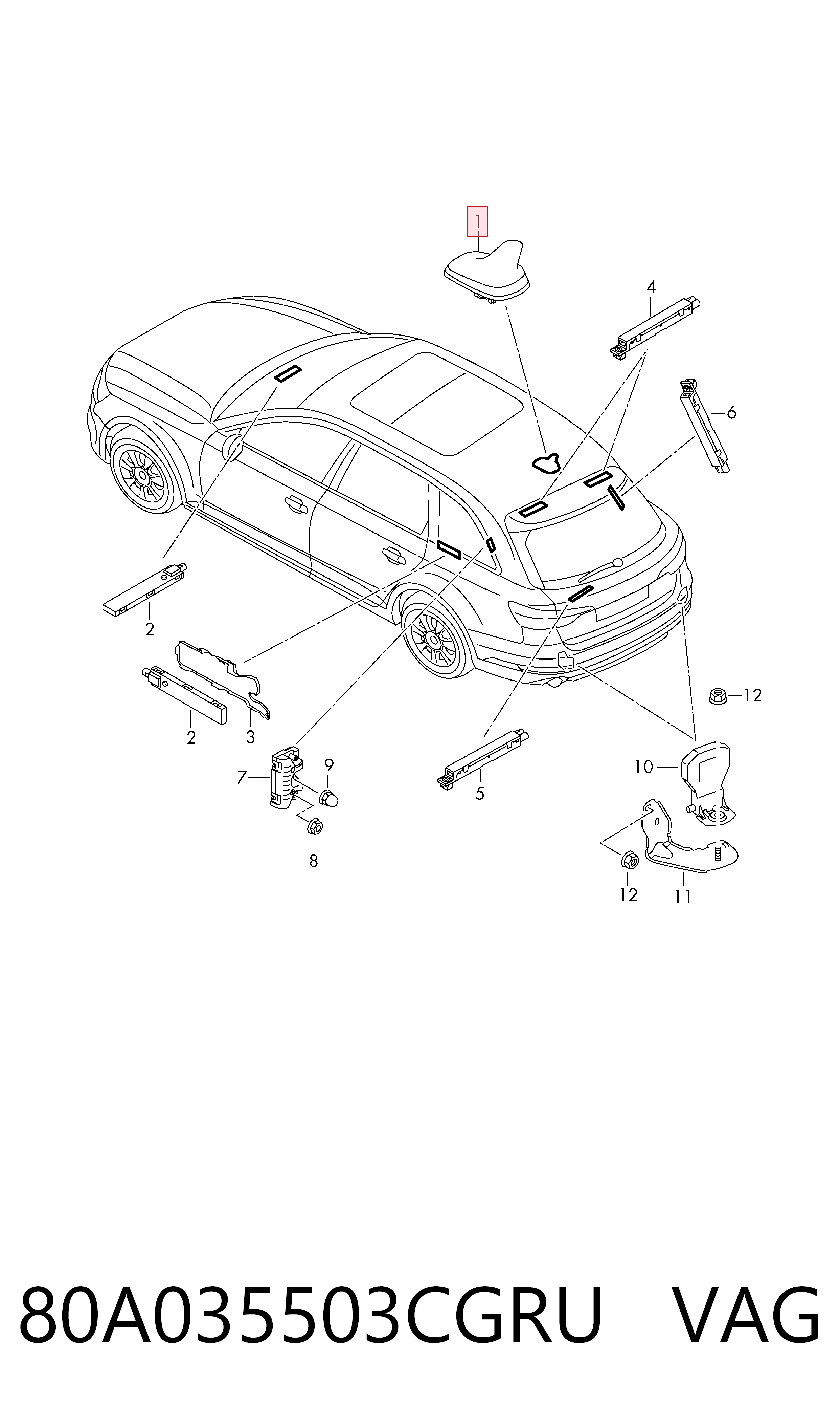 80A035503CGRU VAG