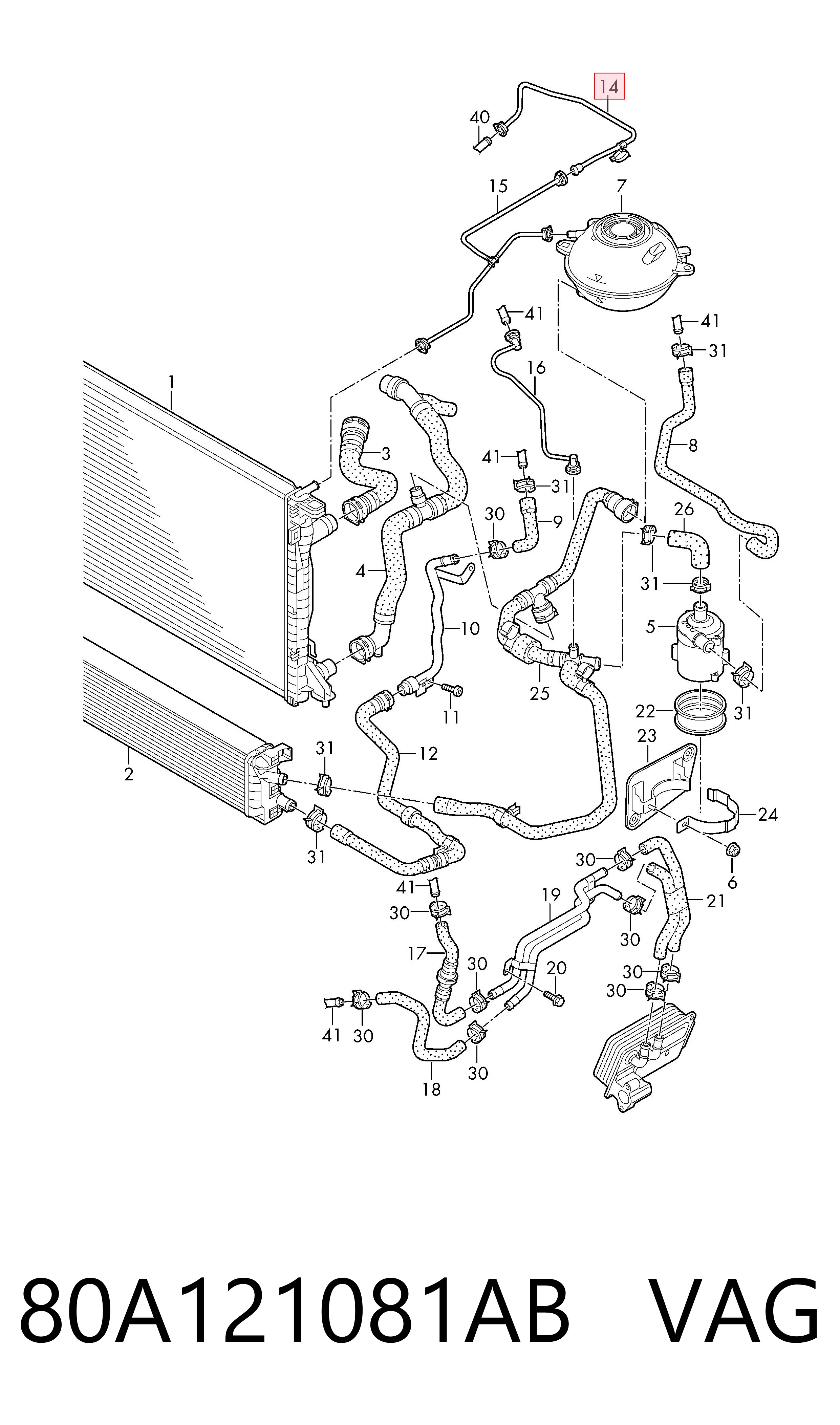 80A121081AB VAG