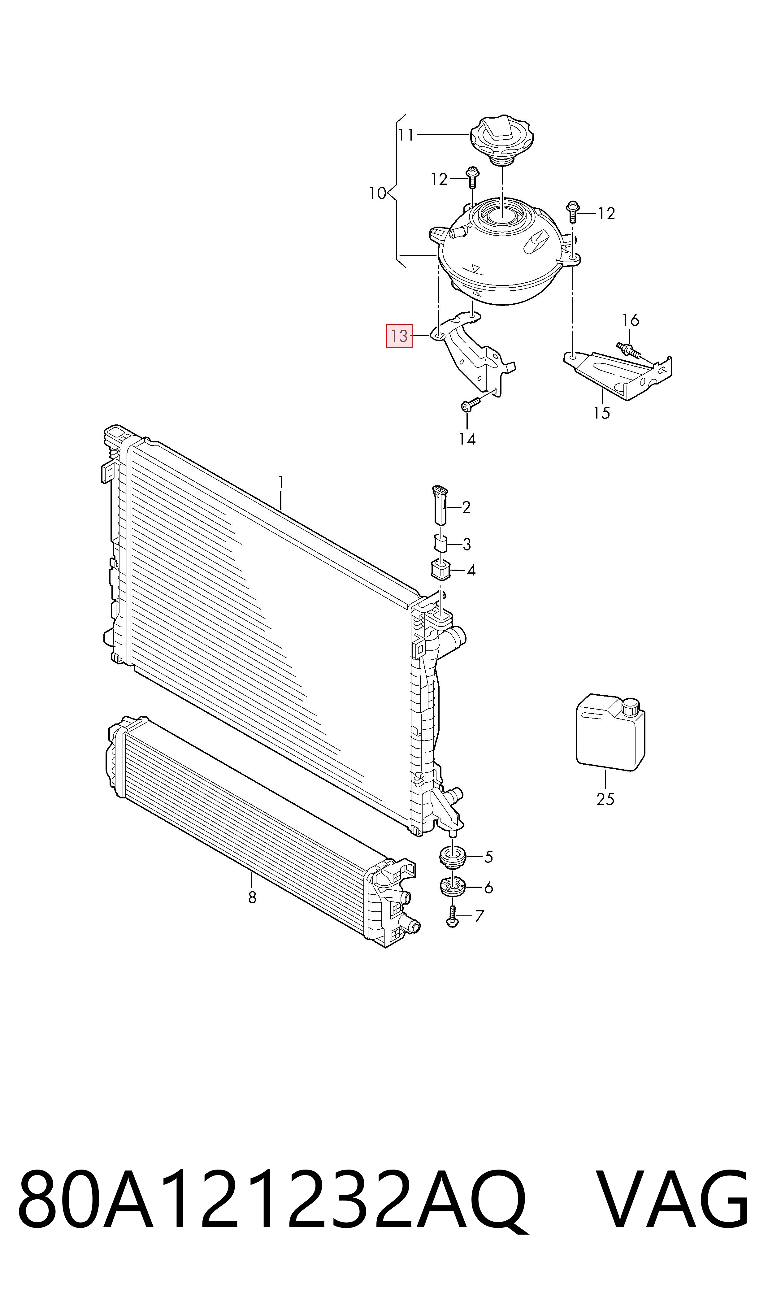 80A121232AQ VAG 