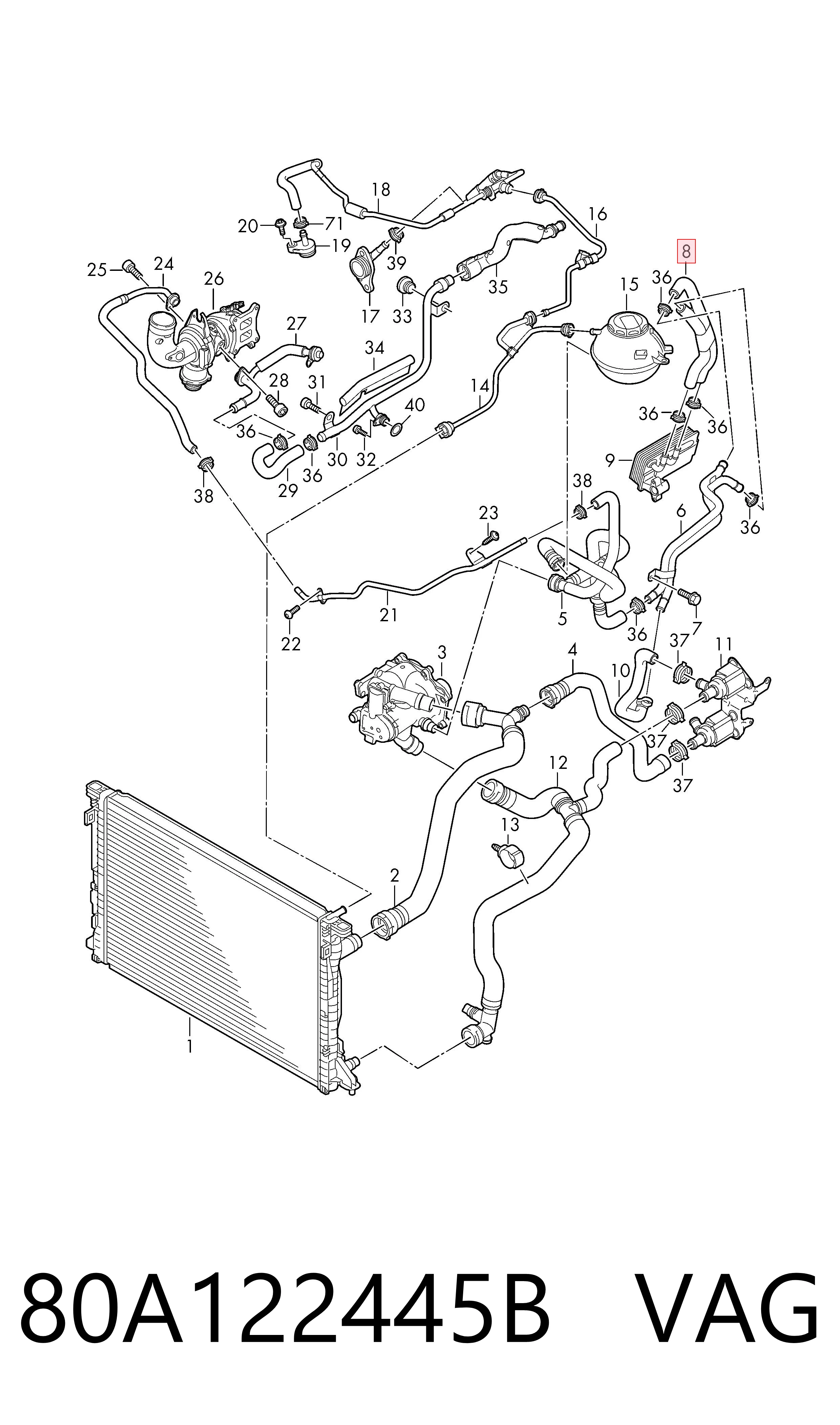 80A122445B VAG