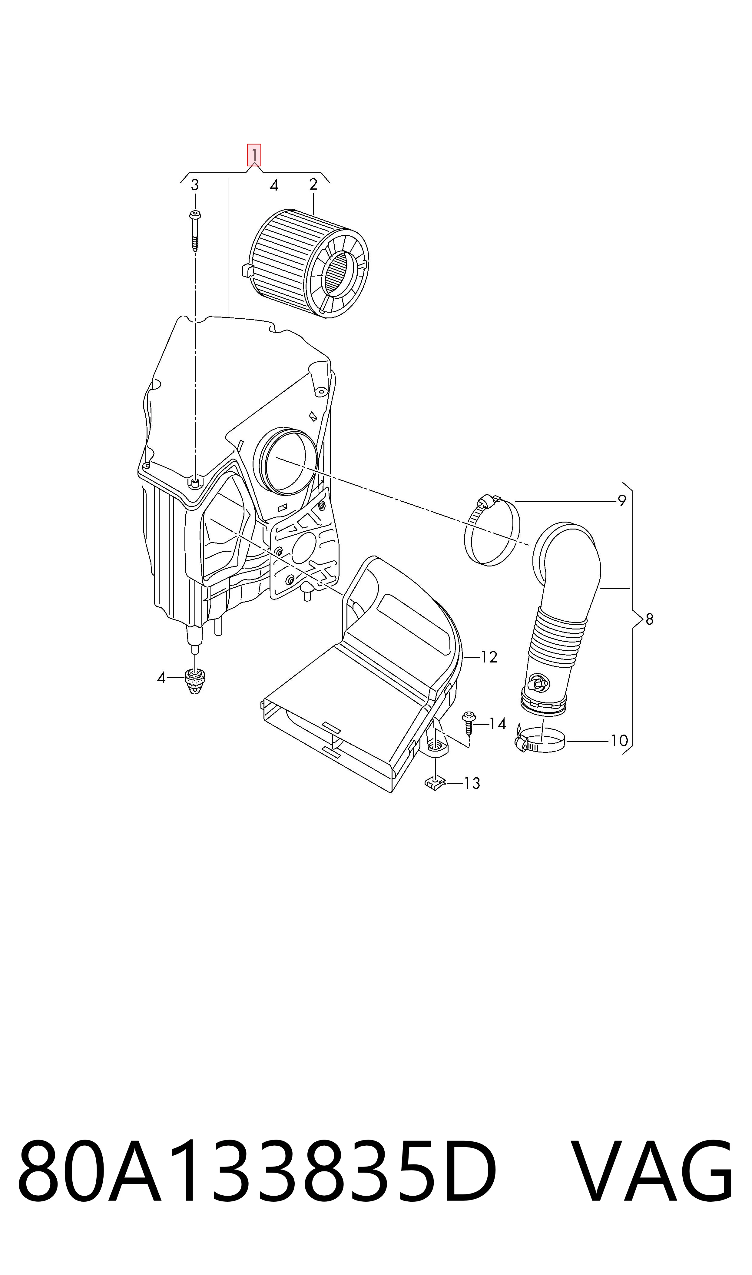80A133835D VAG