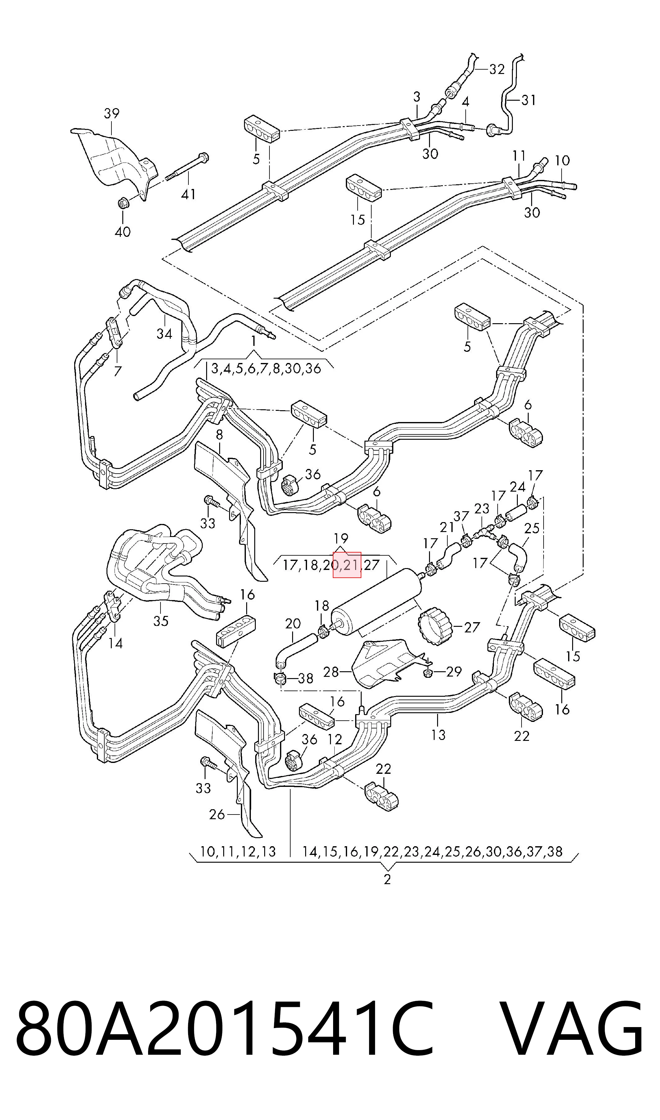80A201541C VAG 