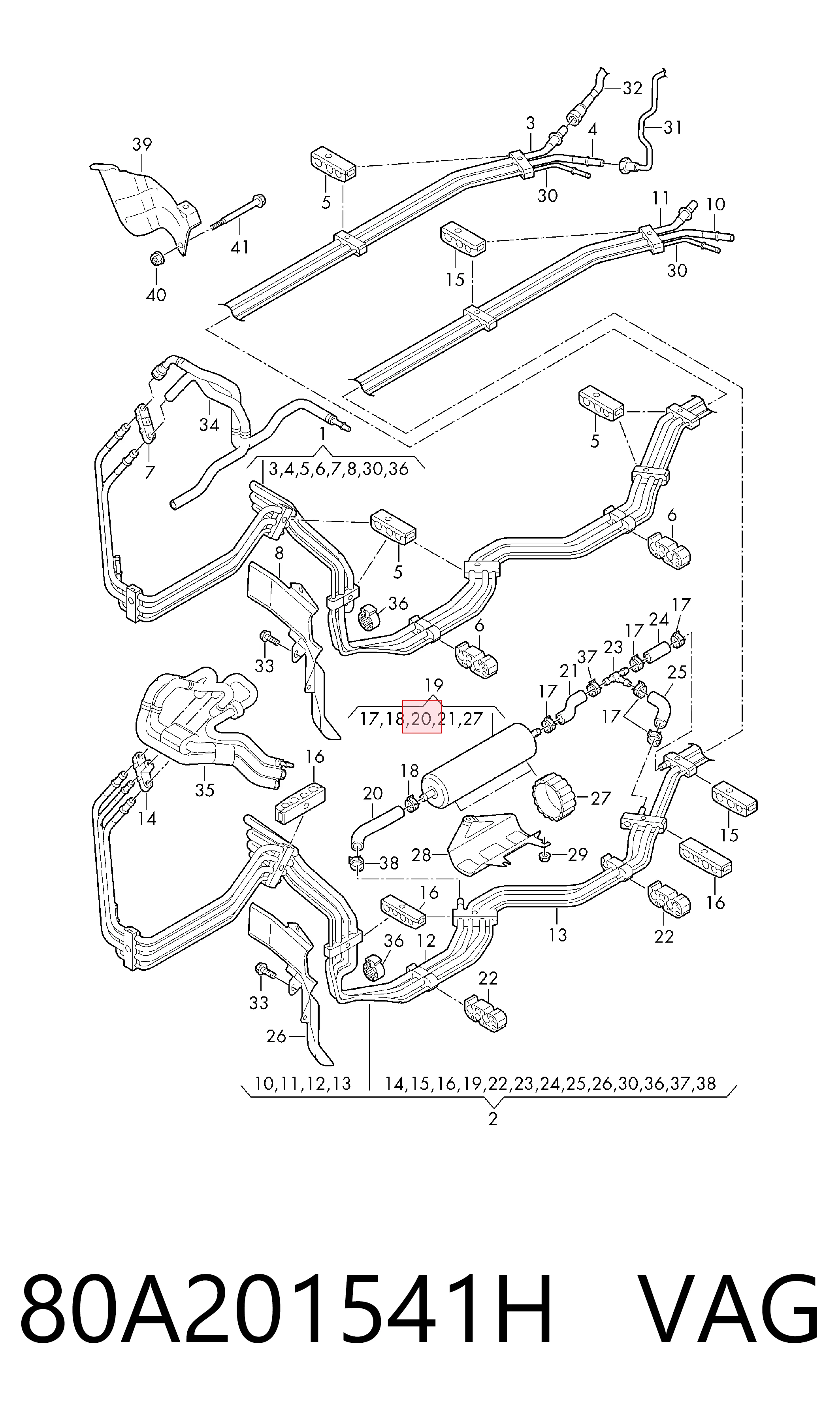 80A201541H VAG 