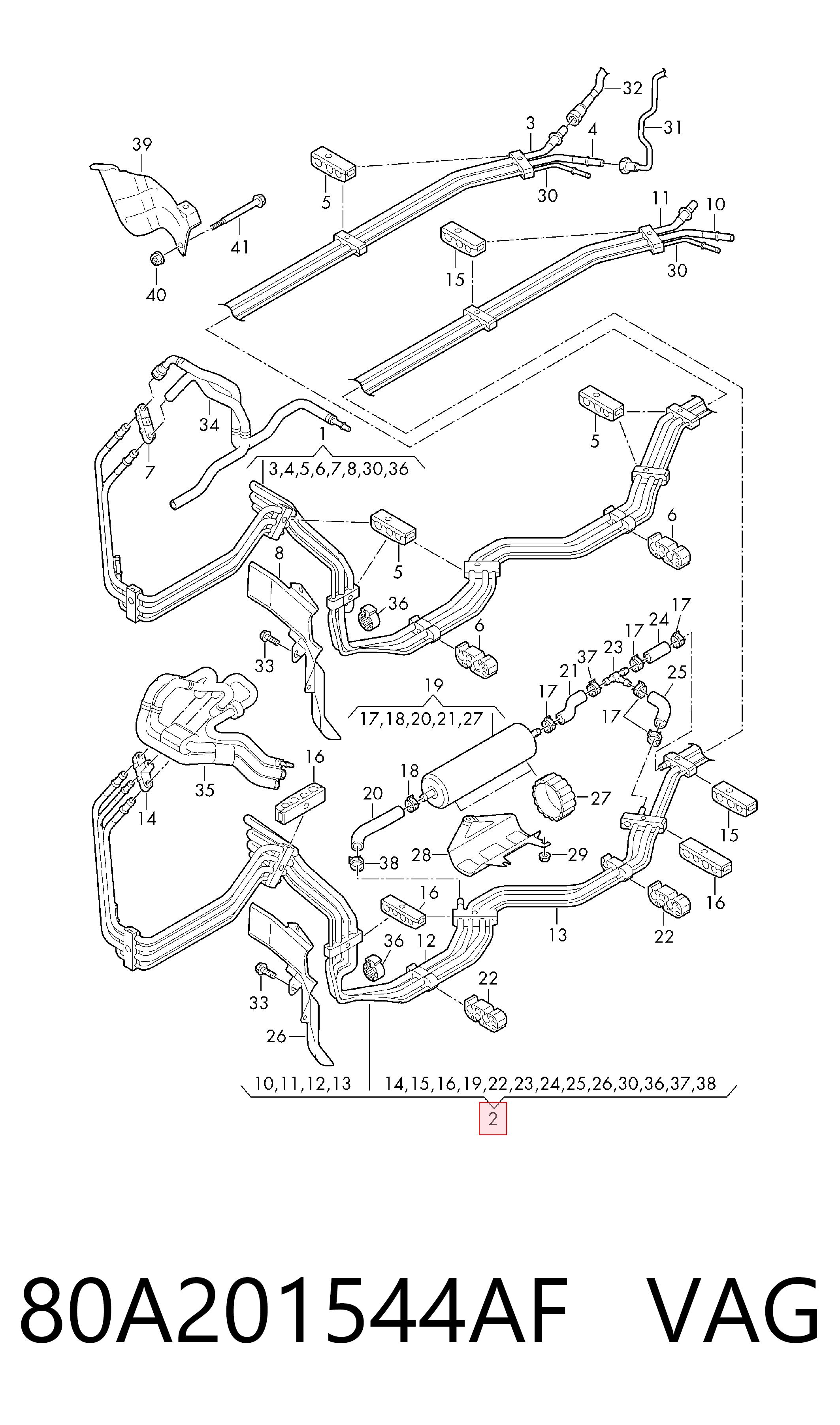 80A201544AF VAG