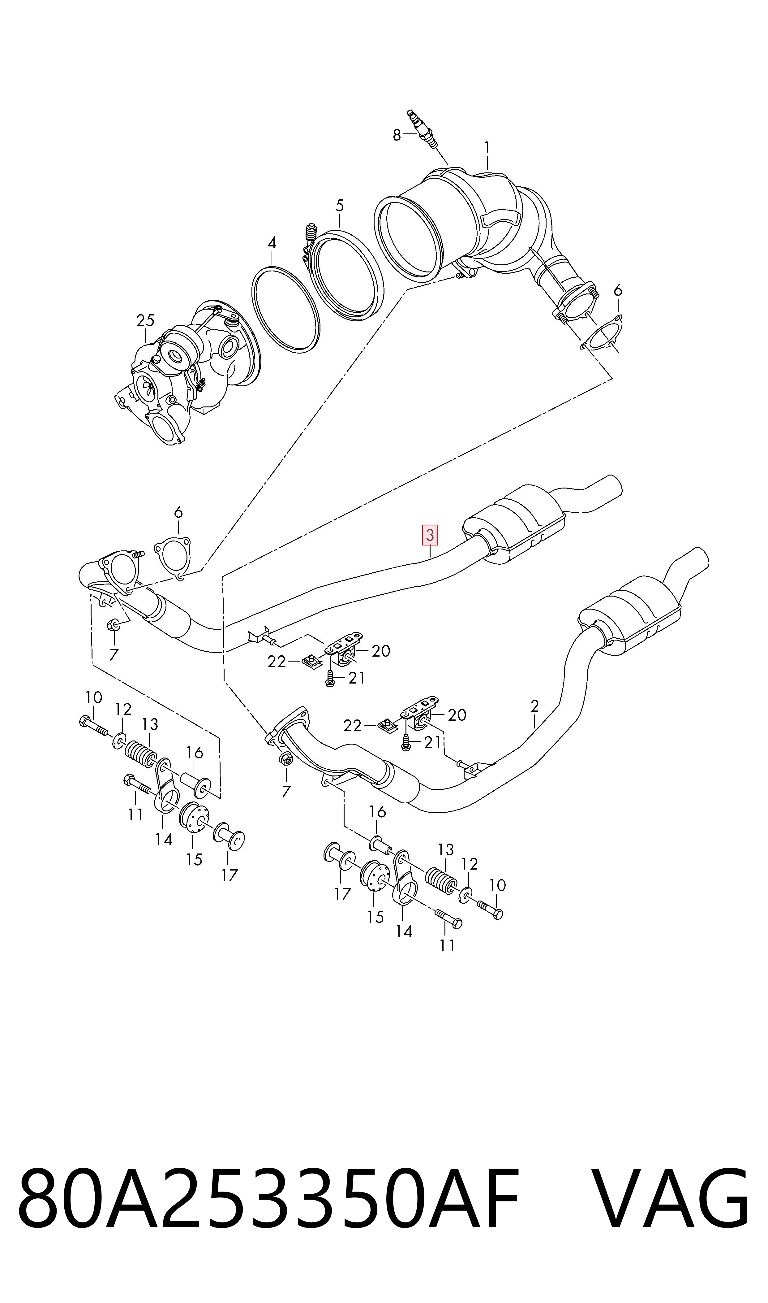 80A253350AF VAG