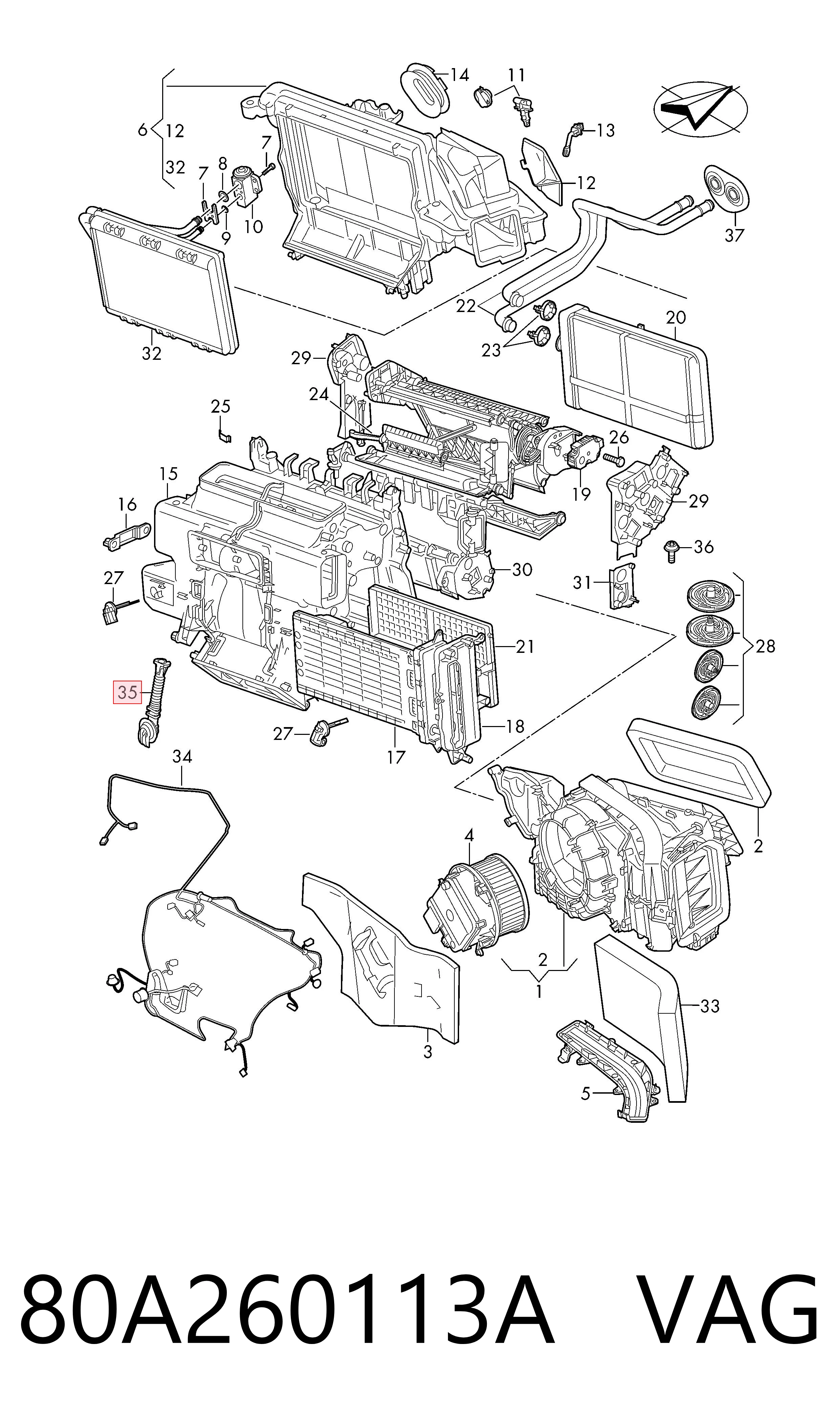 80A260113A VAG 