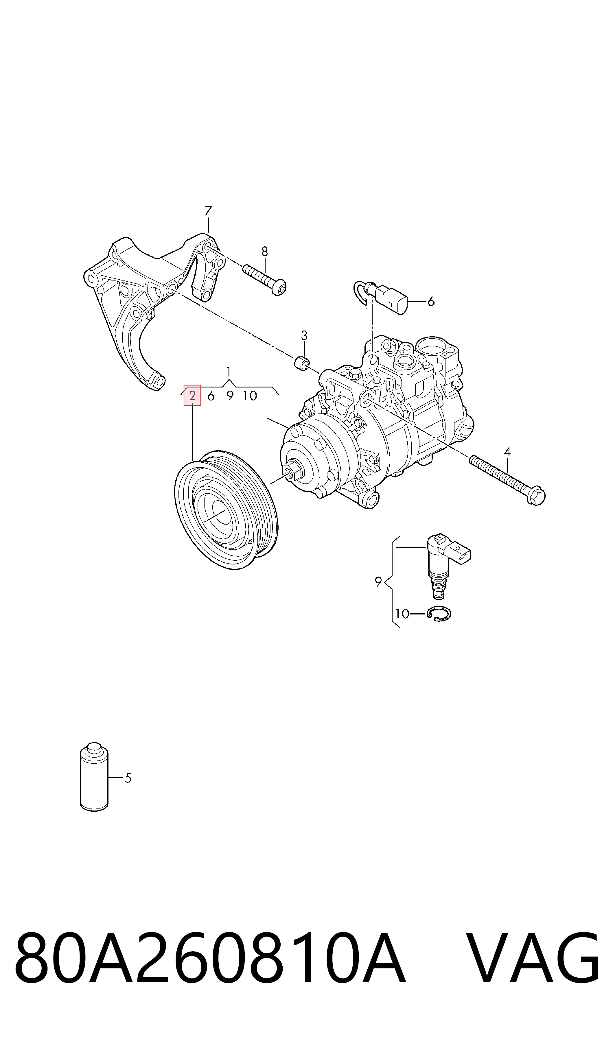 80A260810A VAG