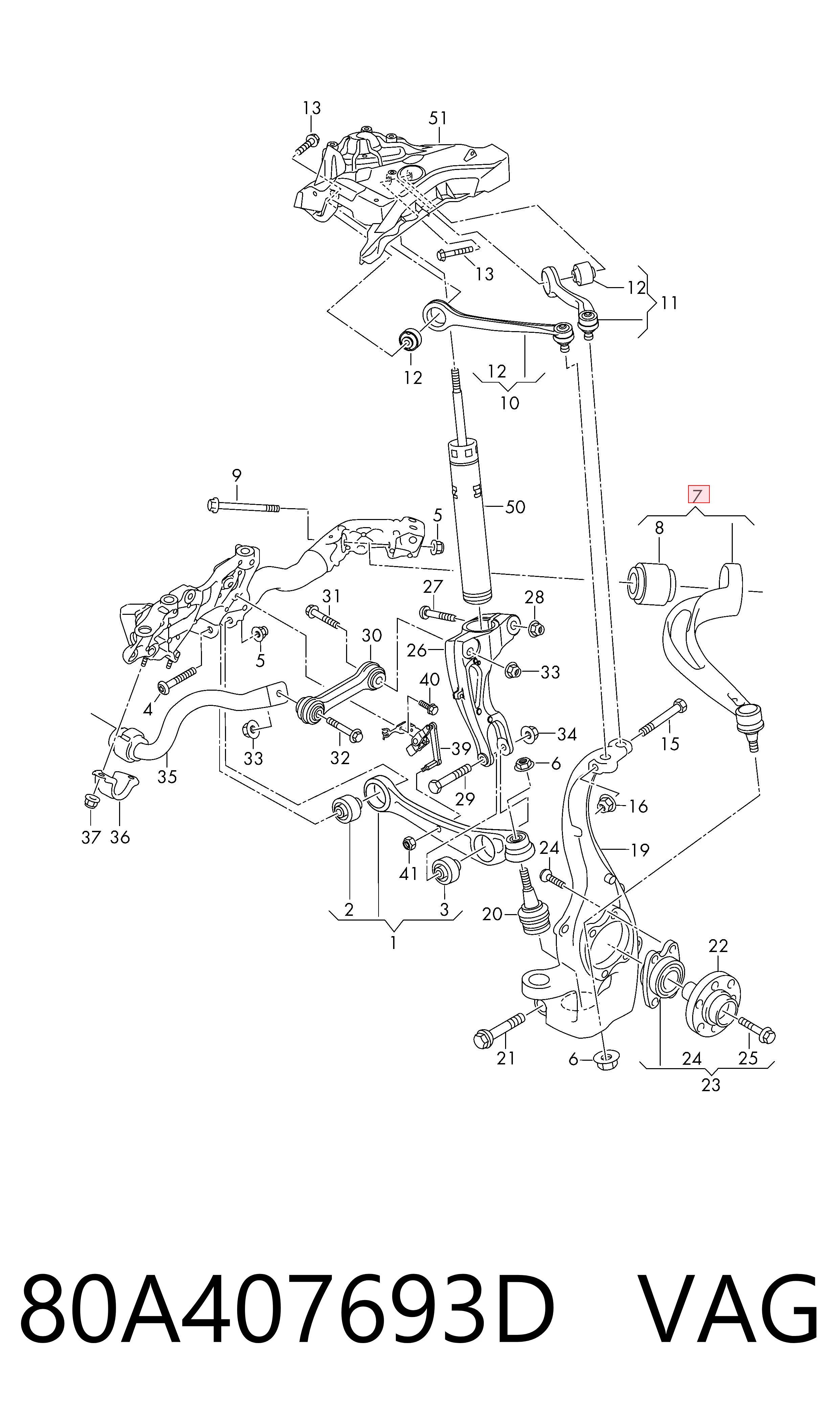 80A407693D VAG