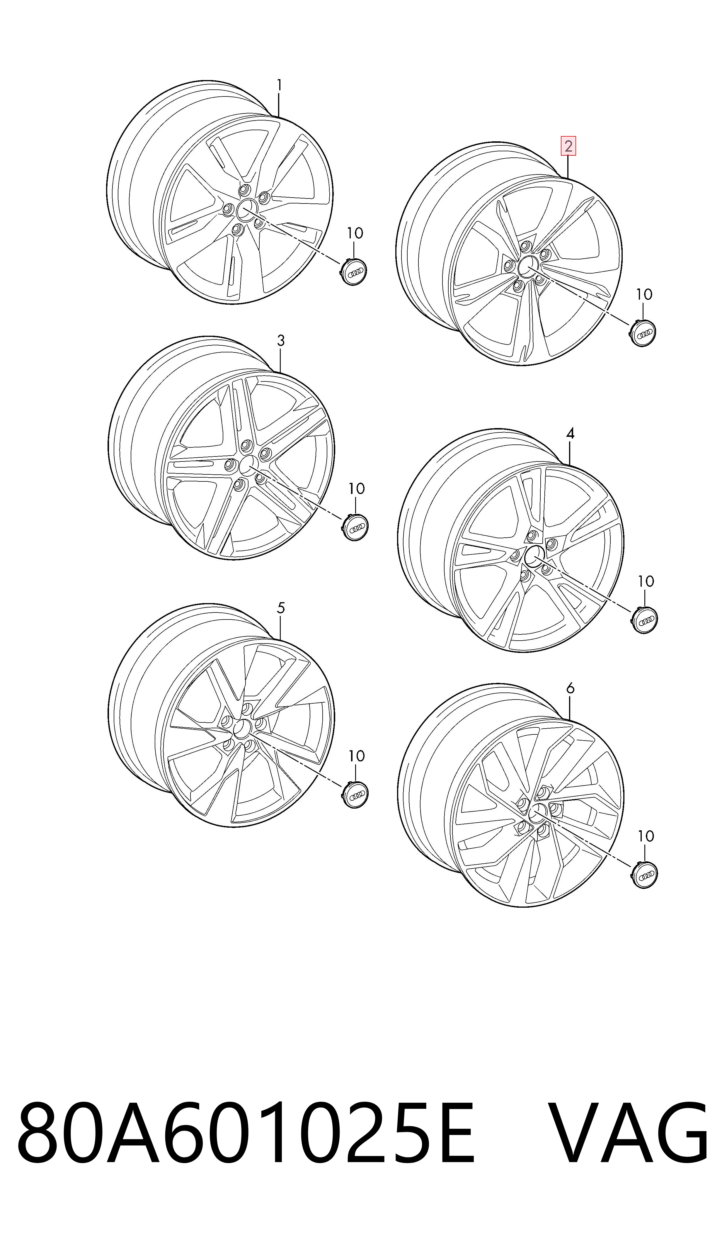 80A601025E VAG