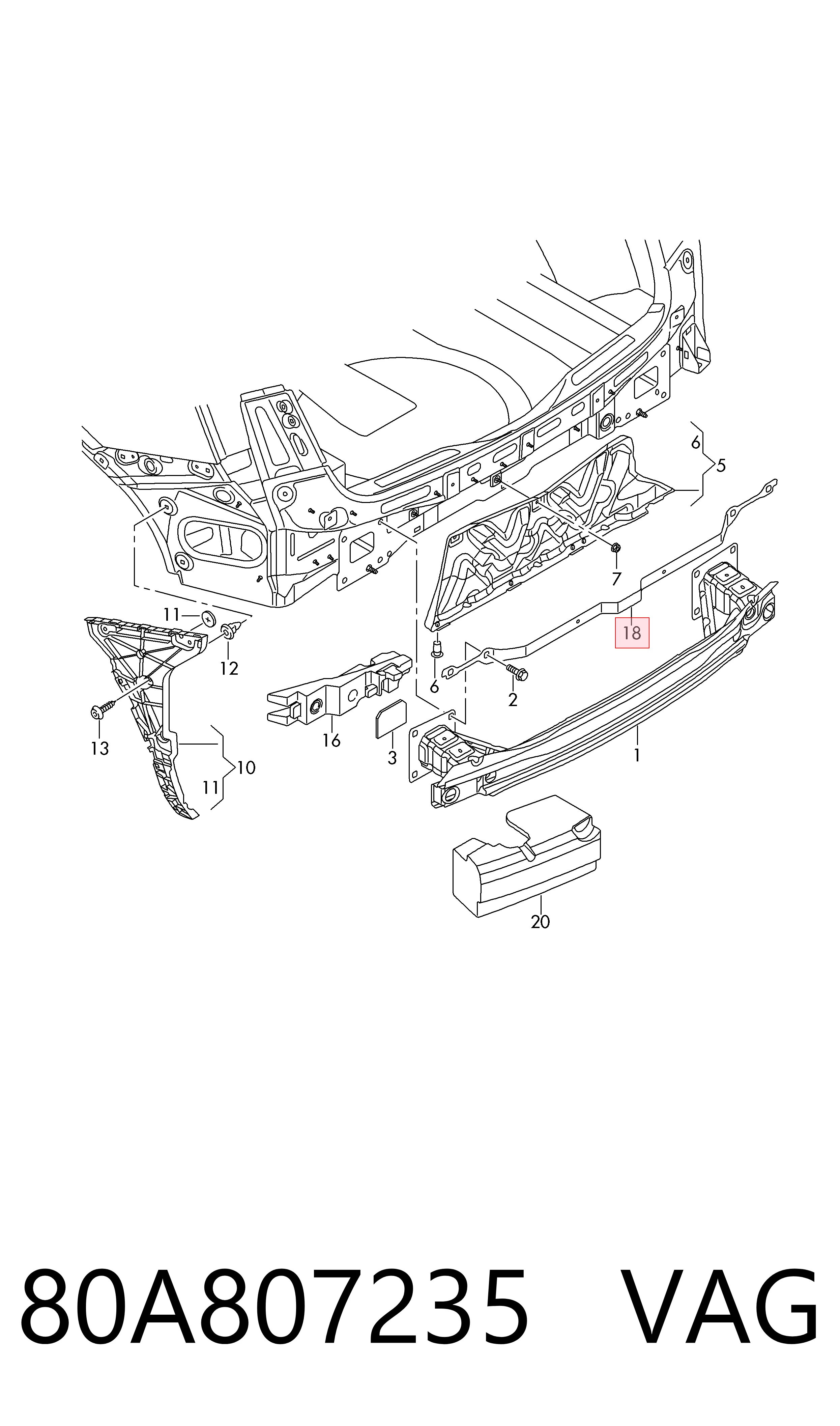 80A807235 VAG