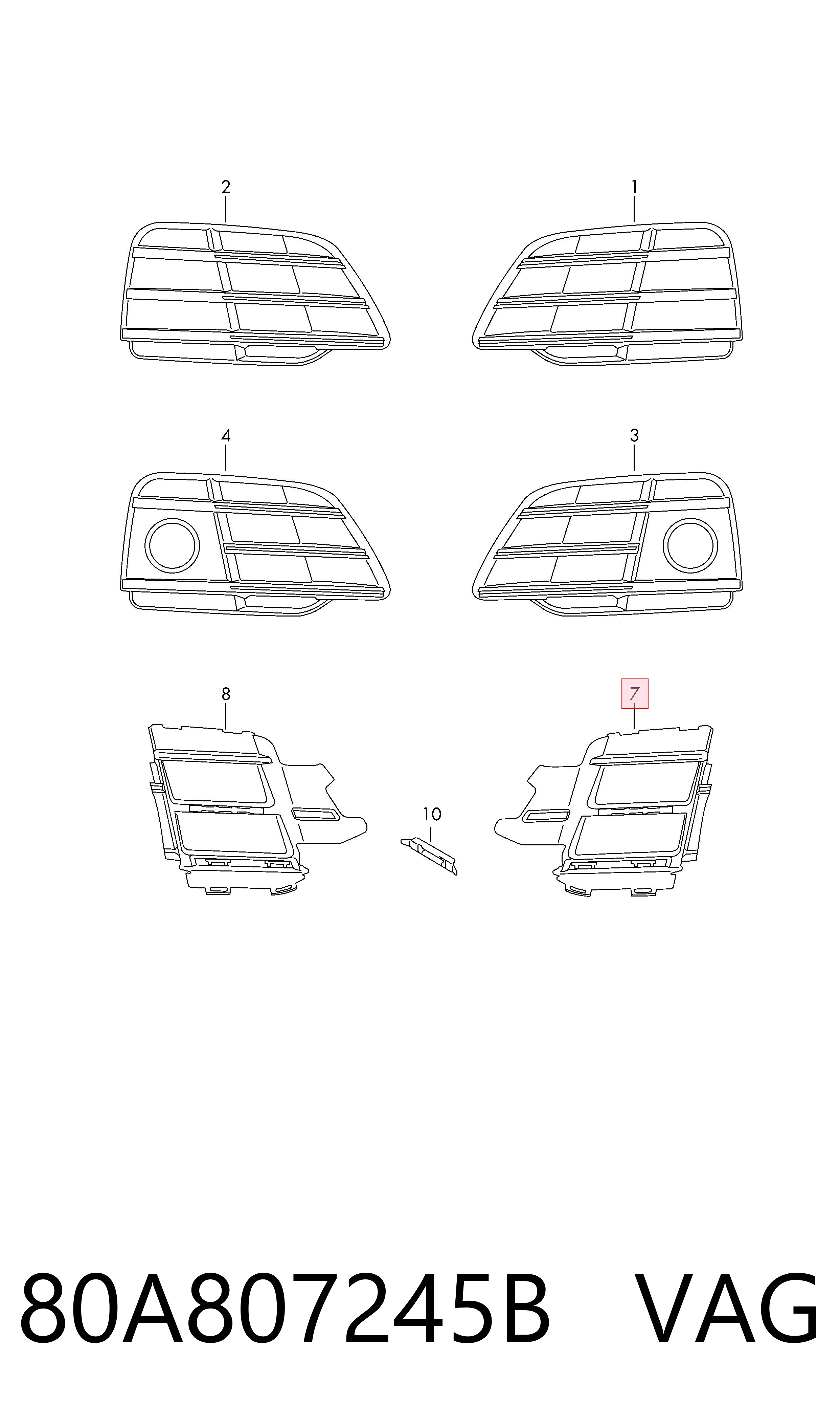 80A807245B VAG