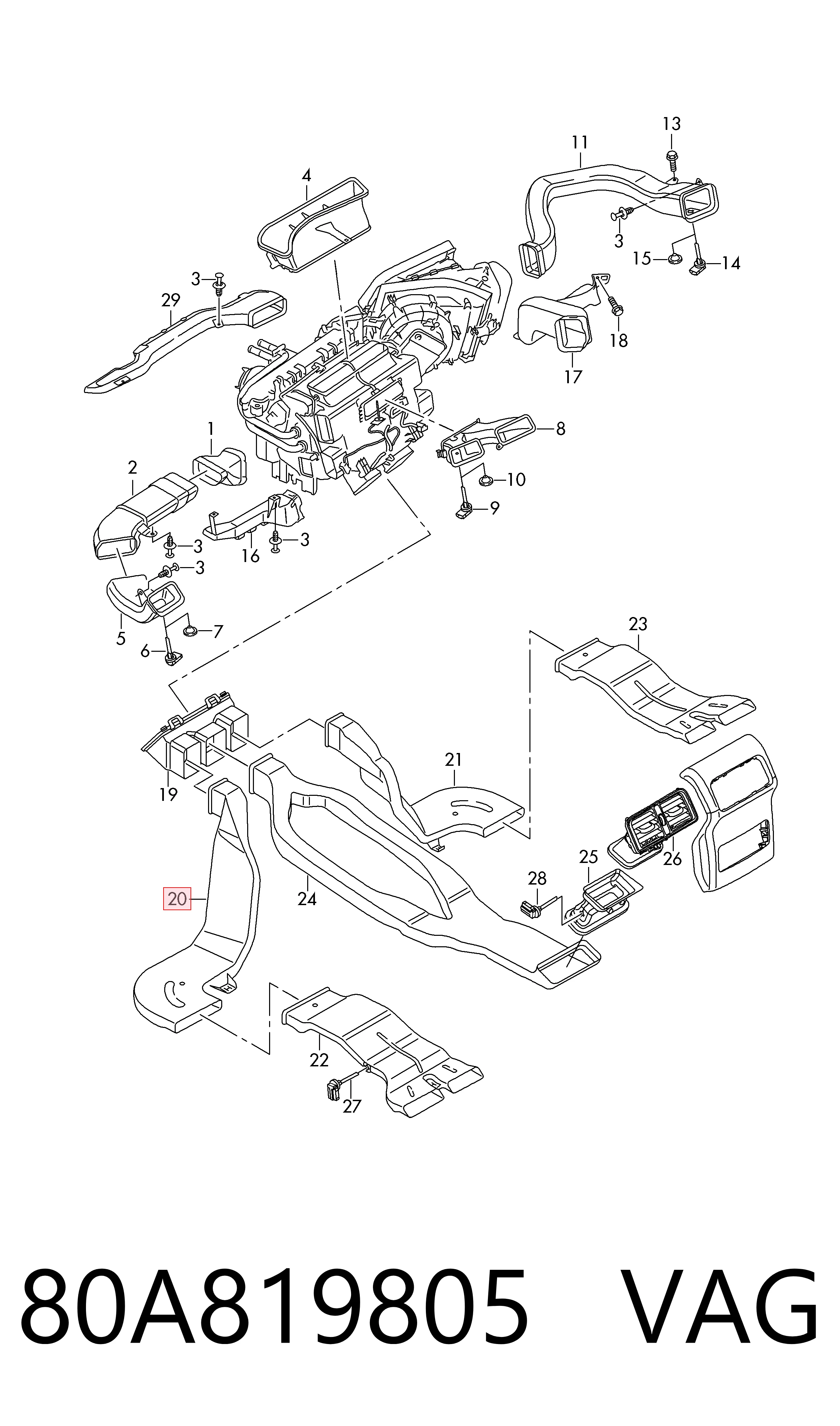 80A819805 VAG