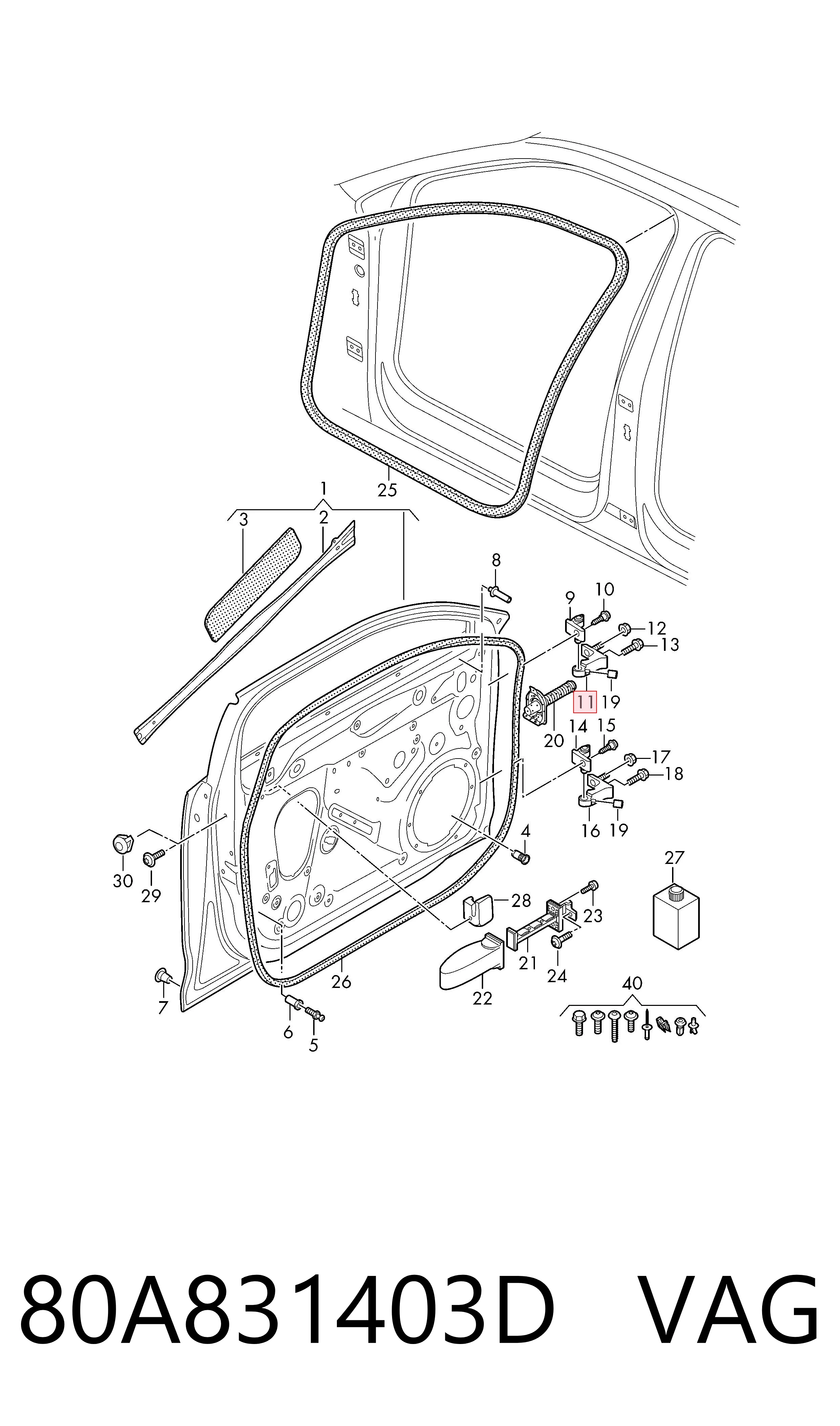 80A831403D VAG