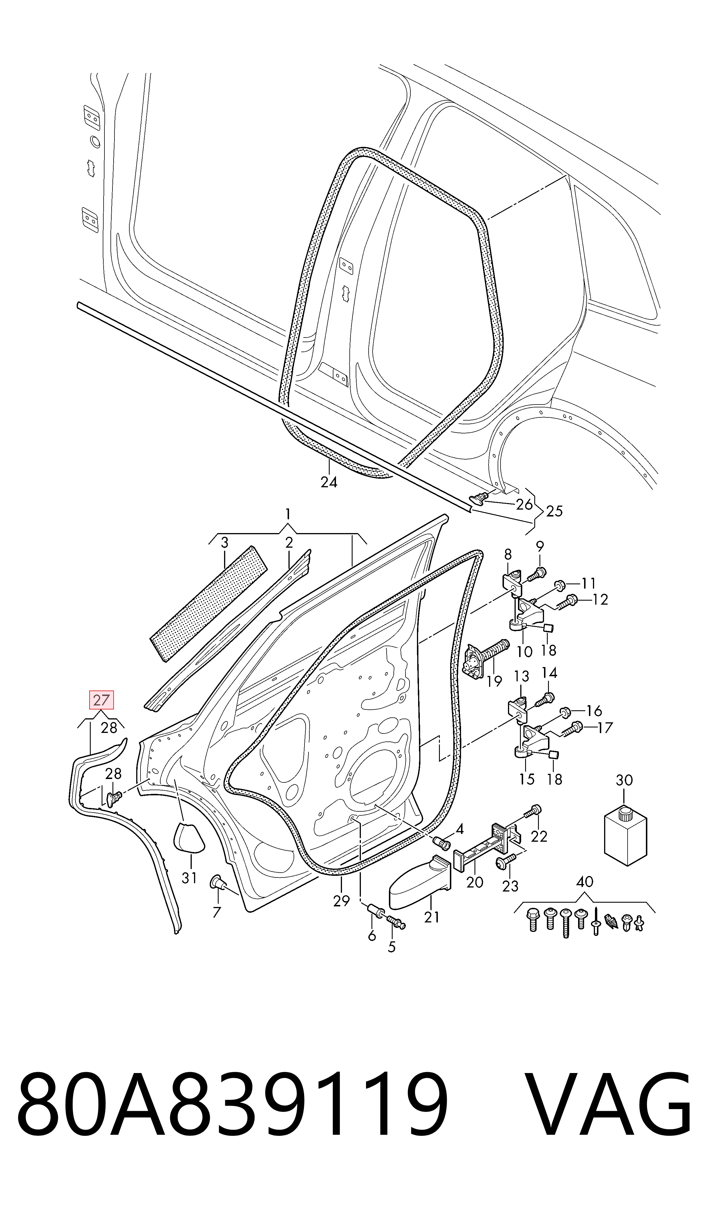 80A839119 VAG