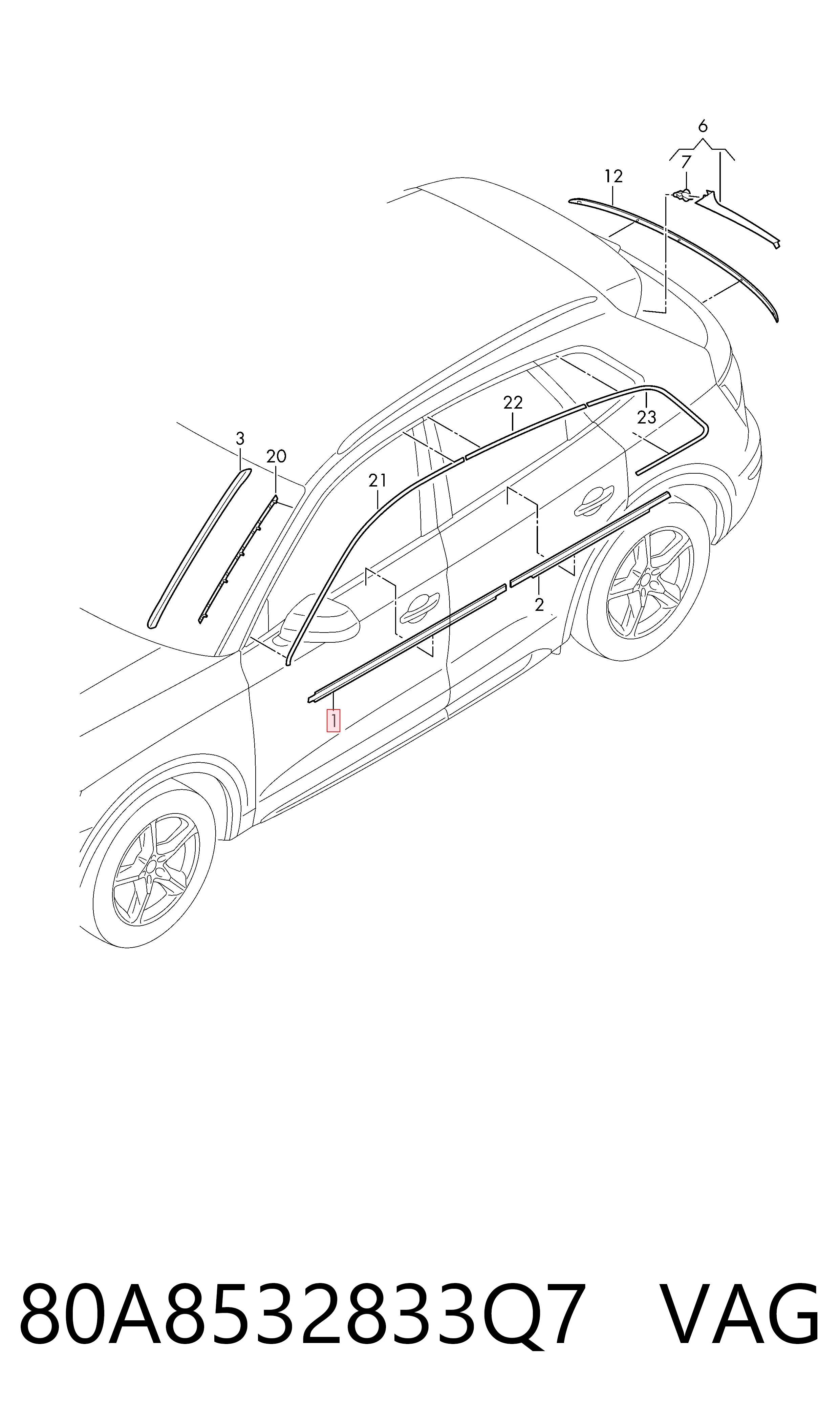 80A8532833Q7 VAG