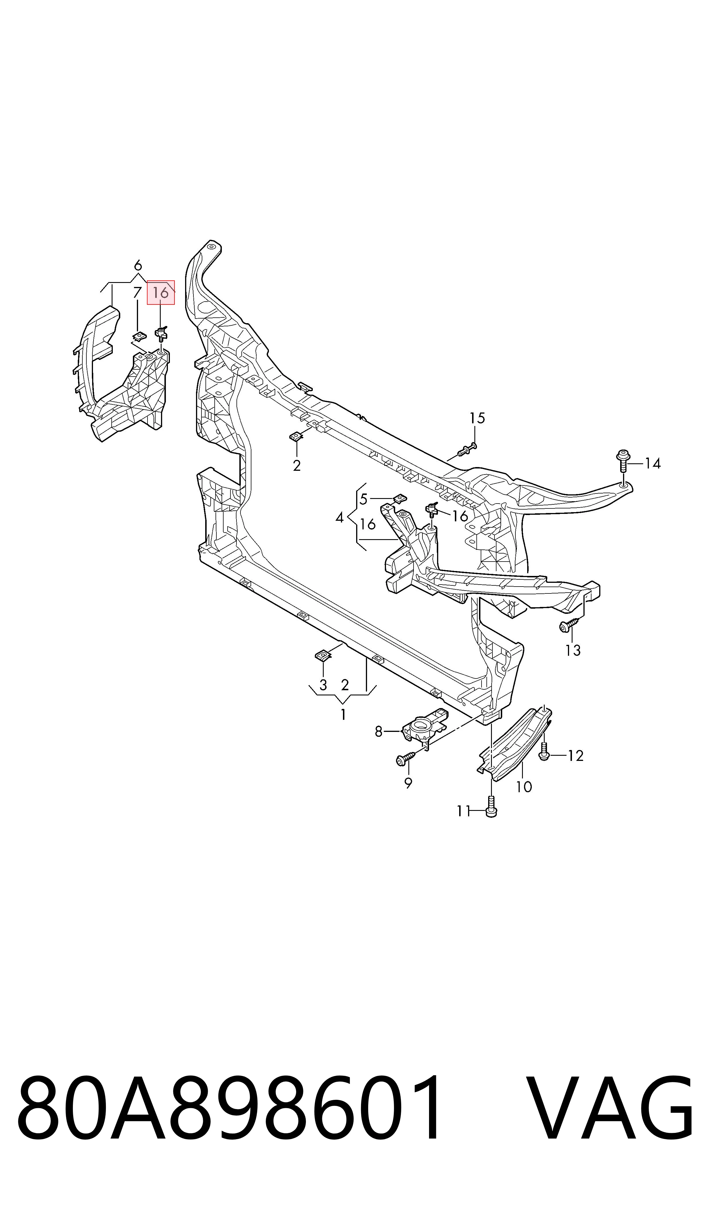 80A898601 VAG 