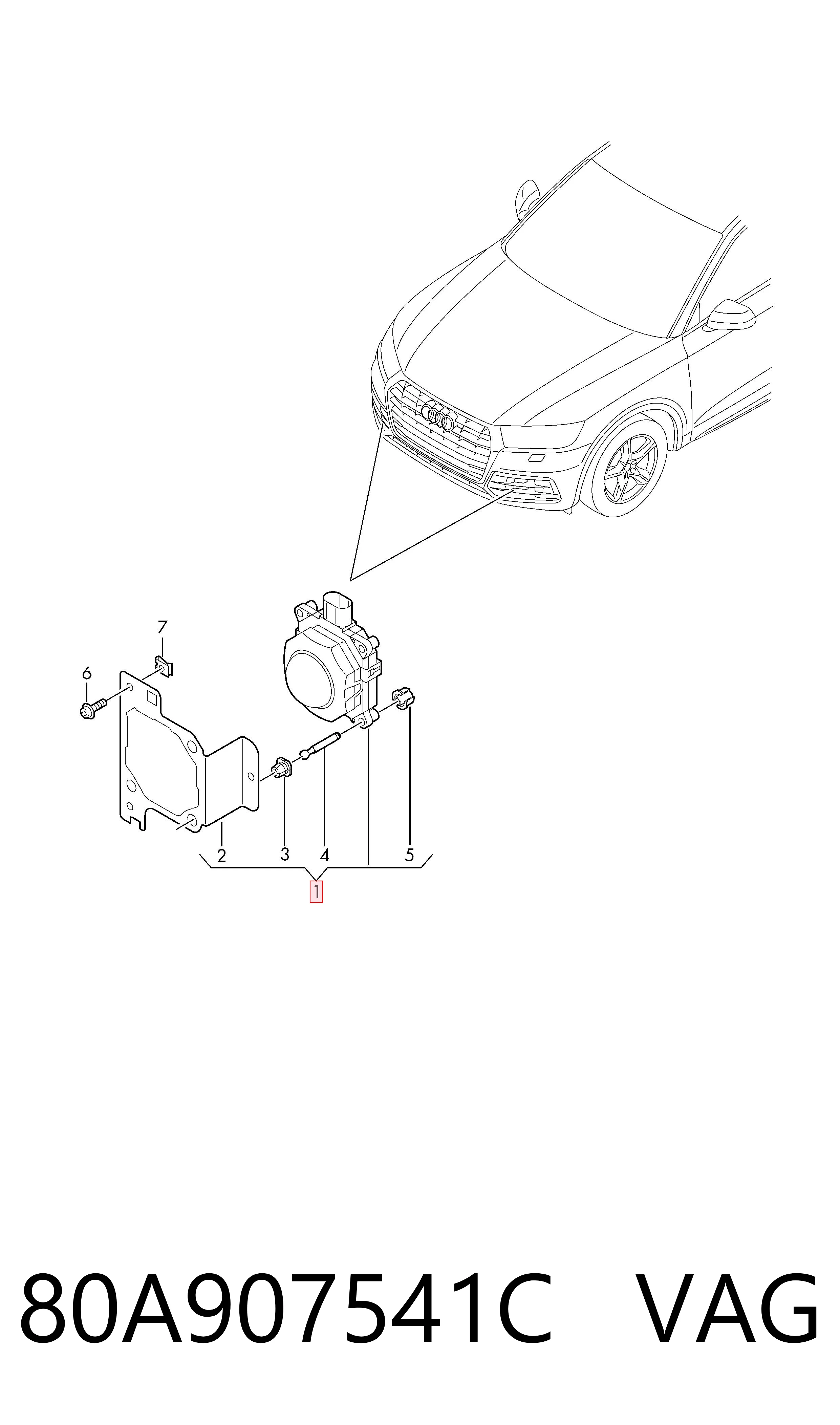  VAG 80A907541C precio, desde 2244,51 EUR