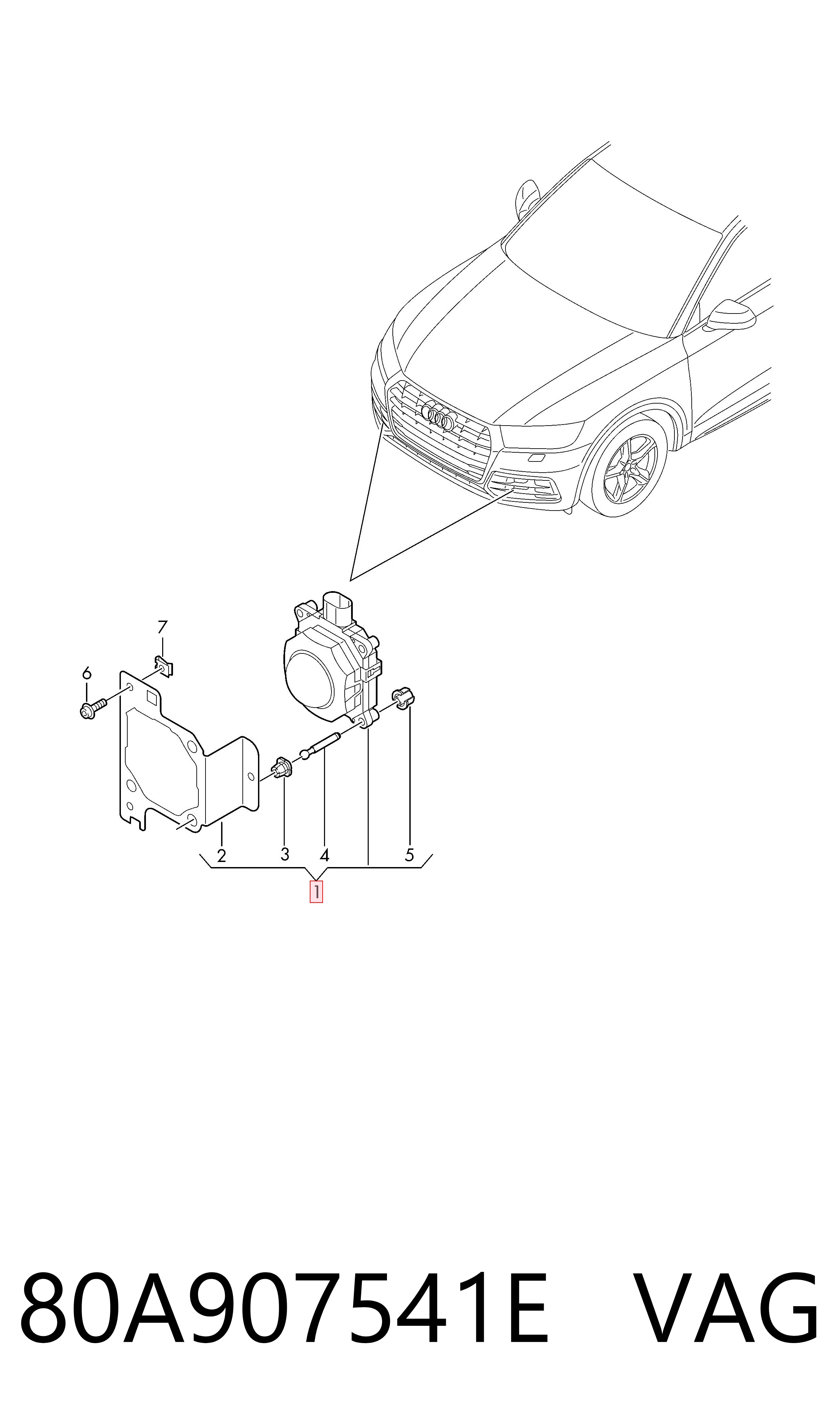  VAG 80A907541E precio, desde 2111,20 EUR