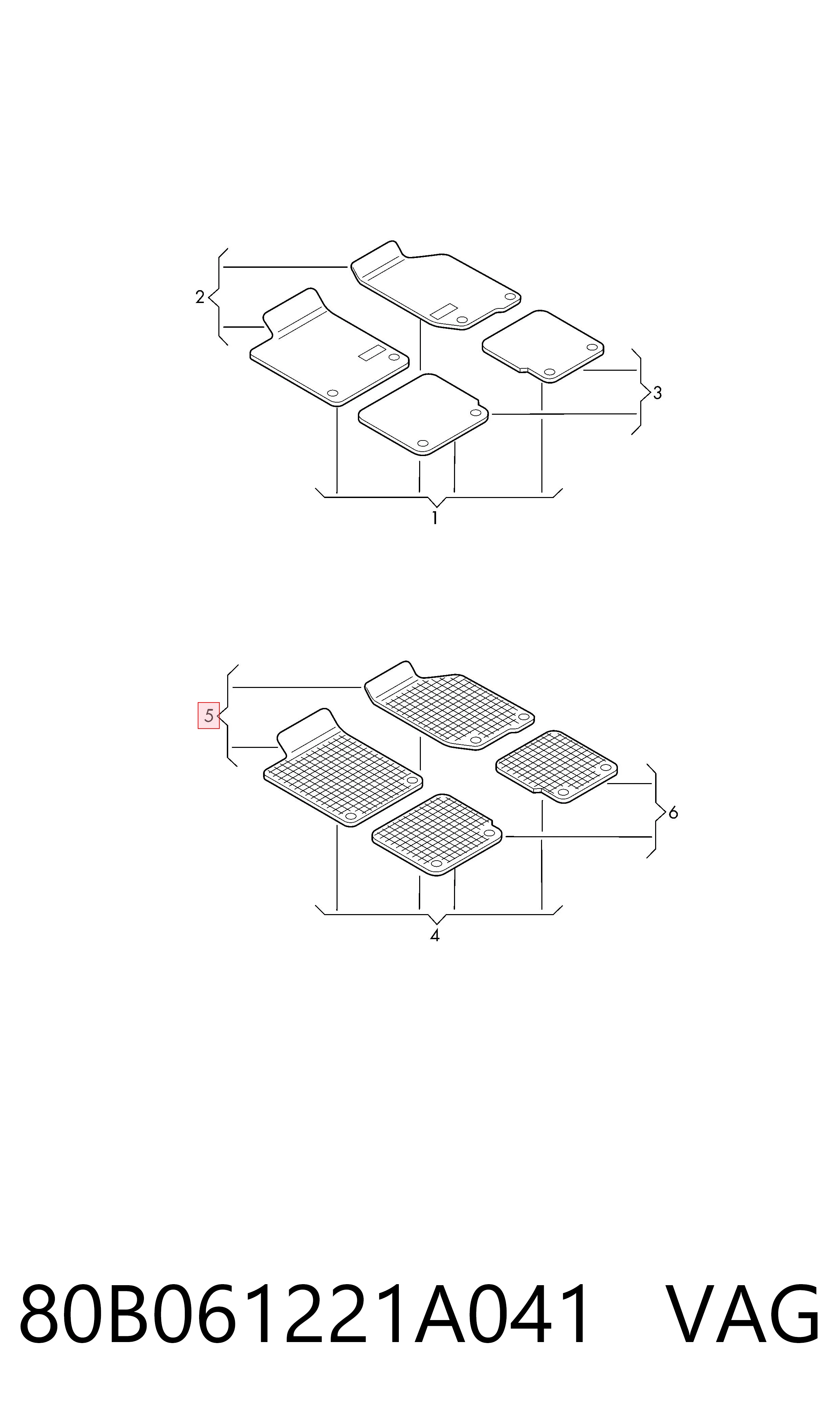 80B061221A041 VAG