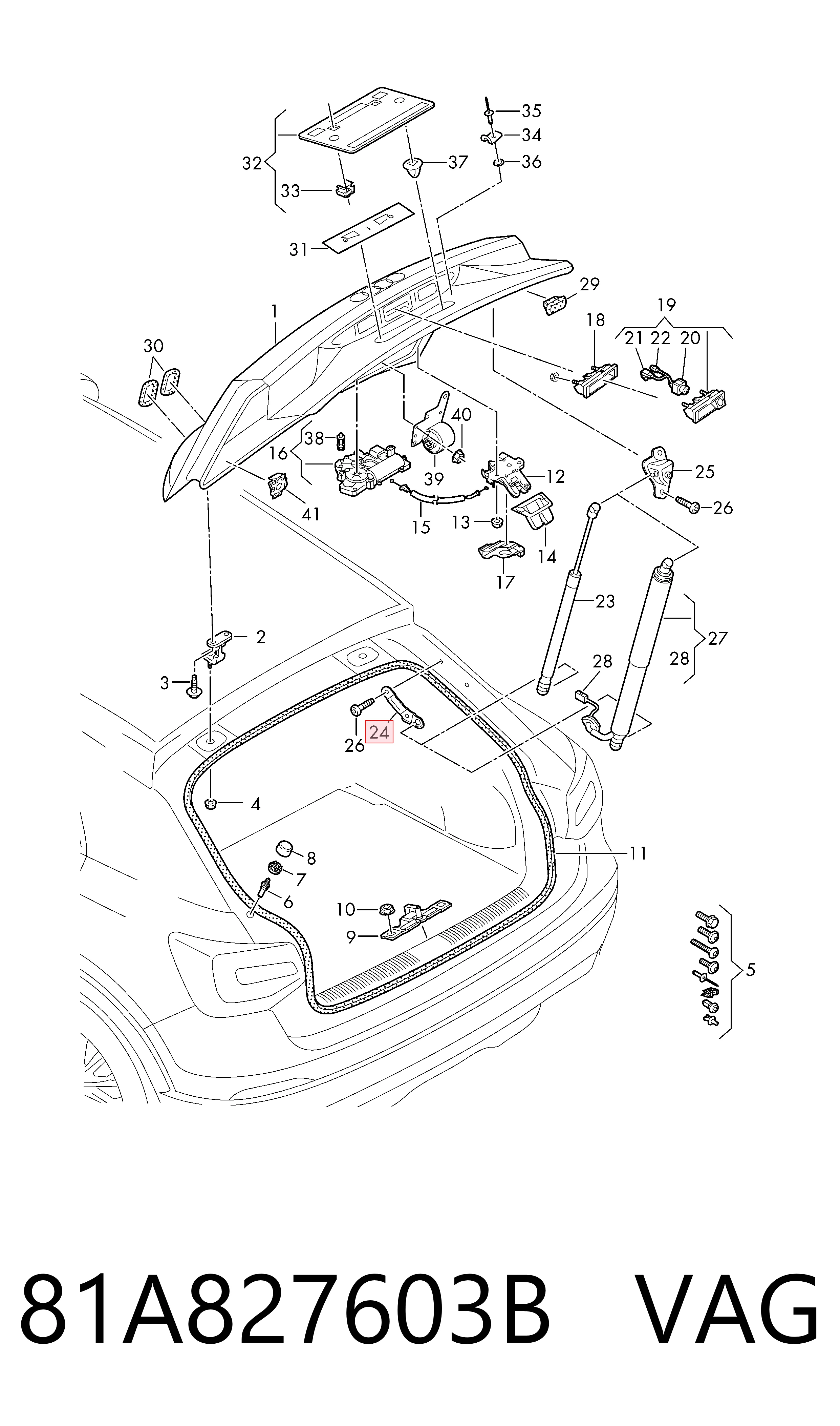 Comprar 81A827603B VAG 