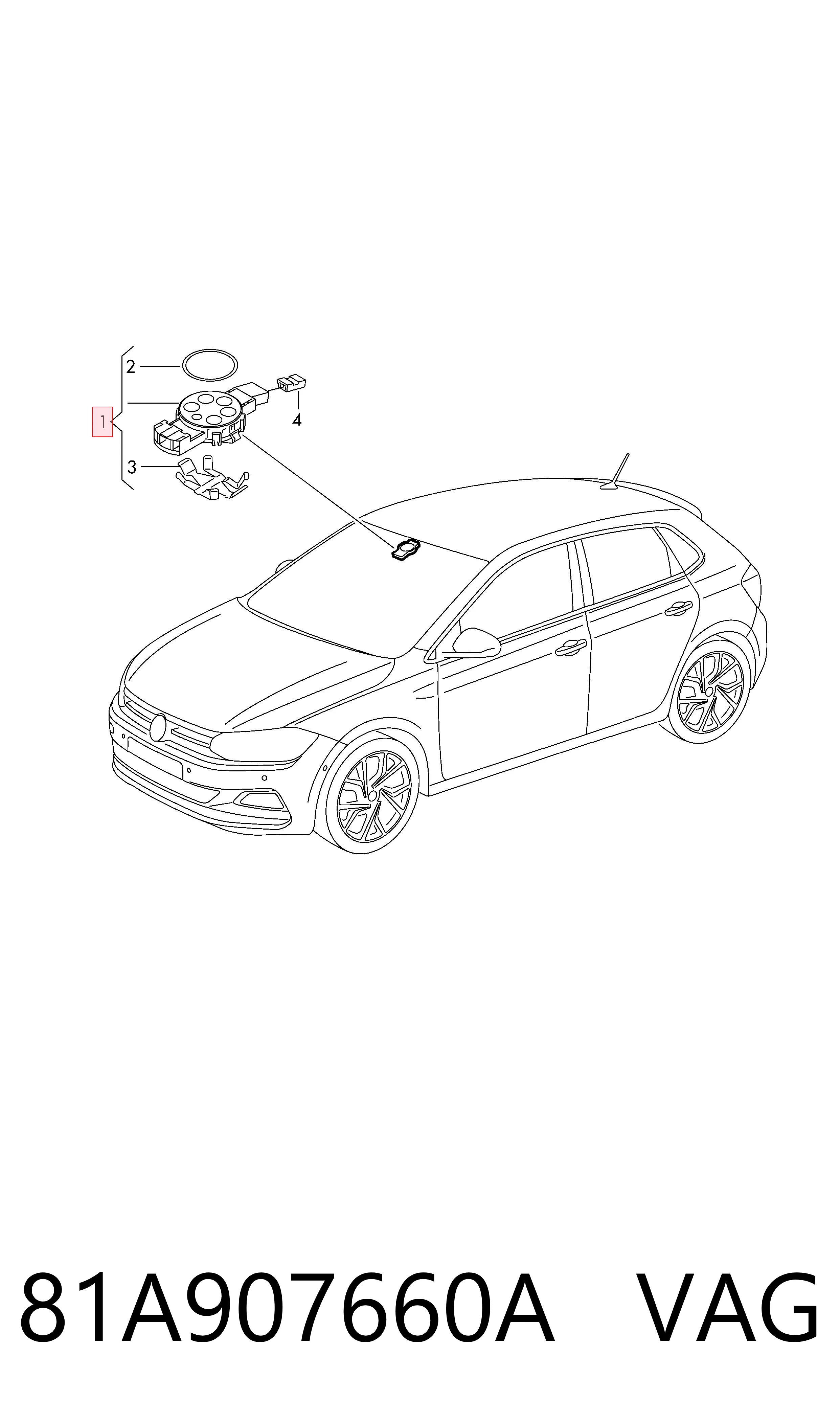 Detector de lluvia Audi Q7  (2015-2026)