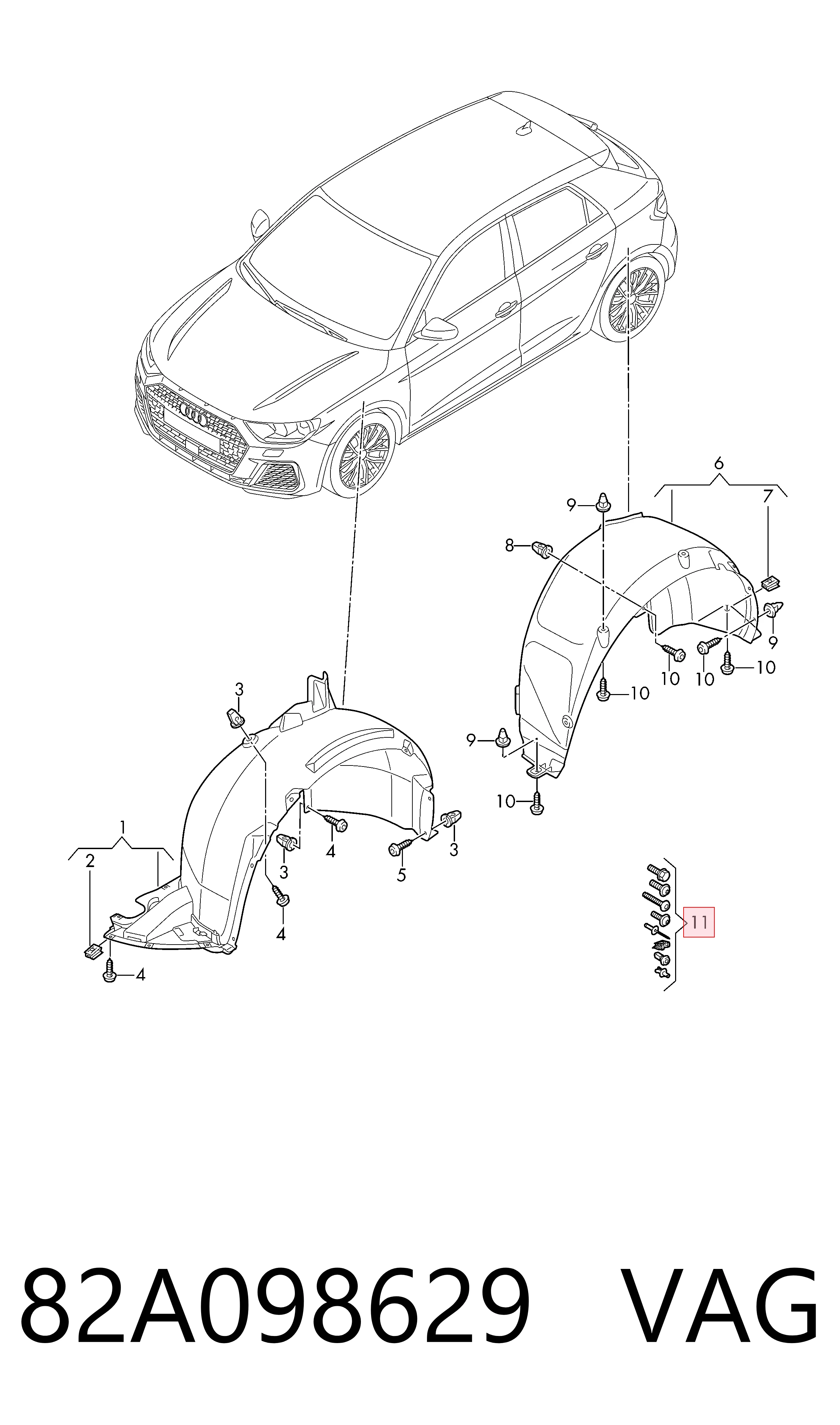 82A098629 VAG