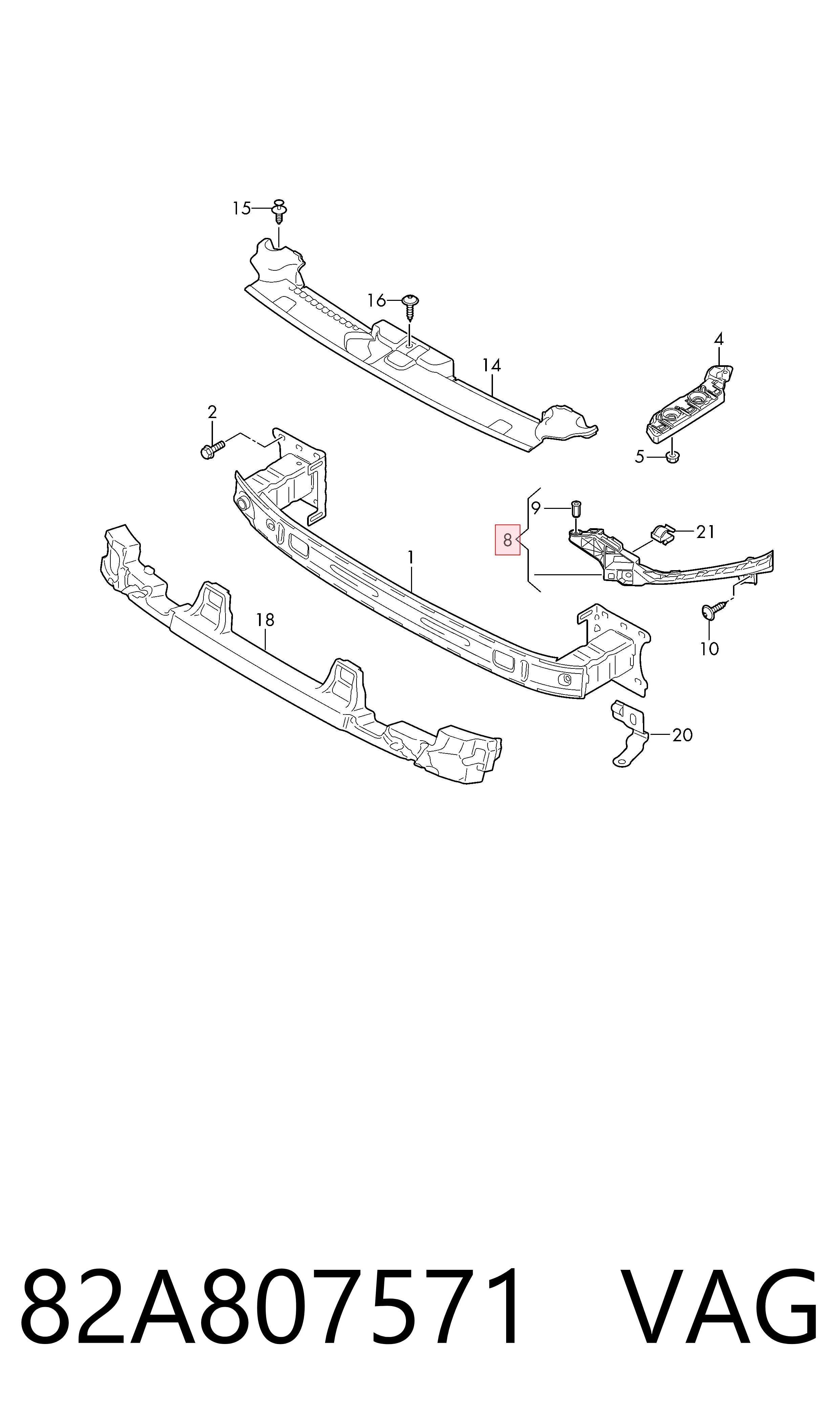 82A807571 VAG